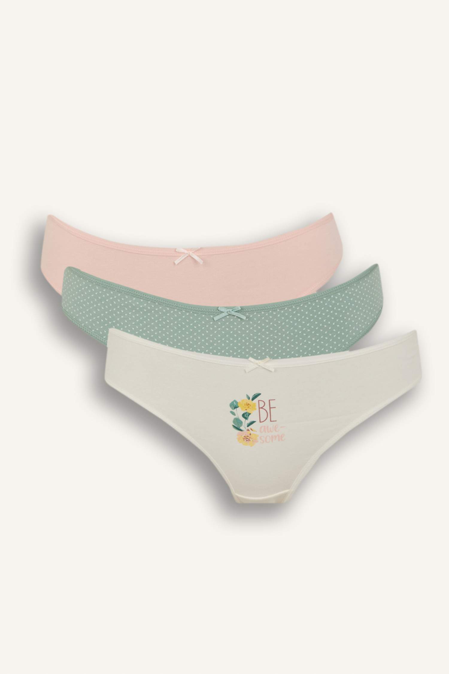 Lot de 3 culottes slips