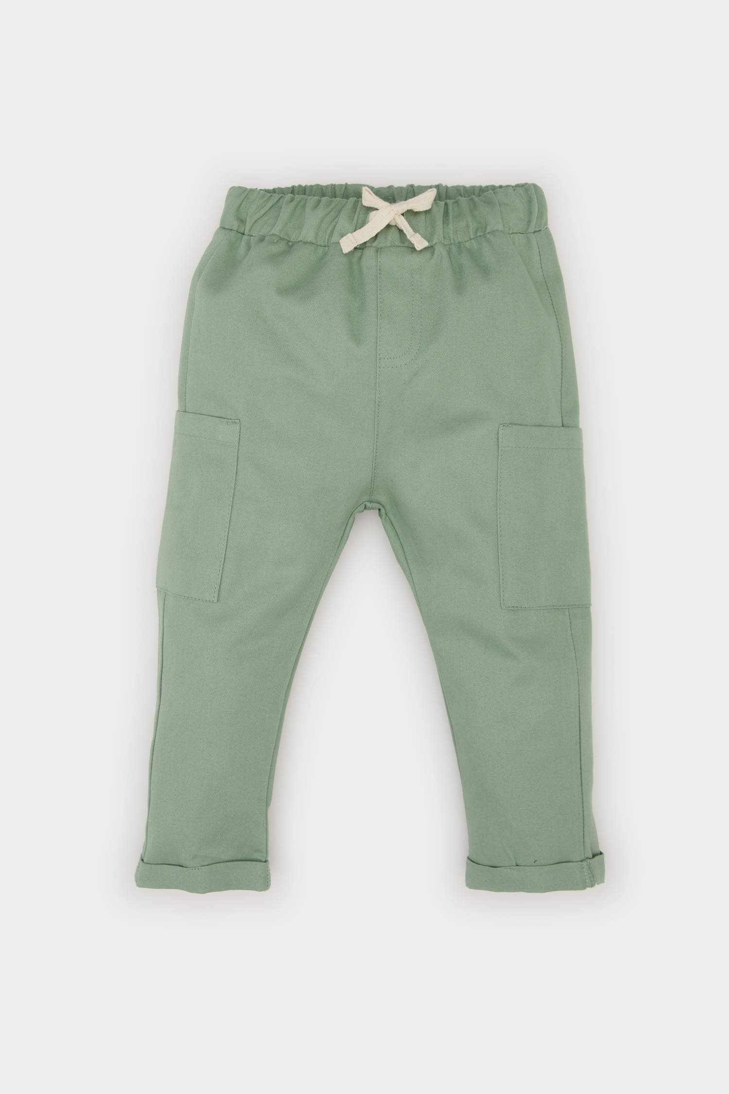 Erkek Bebek 2'li Takım Uzun Kollu Gömlek Beli Lastikli Pantolon