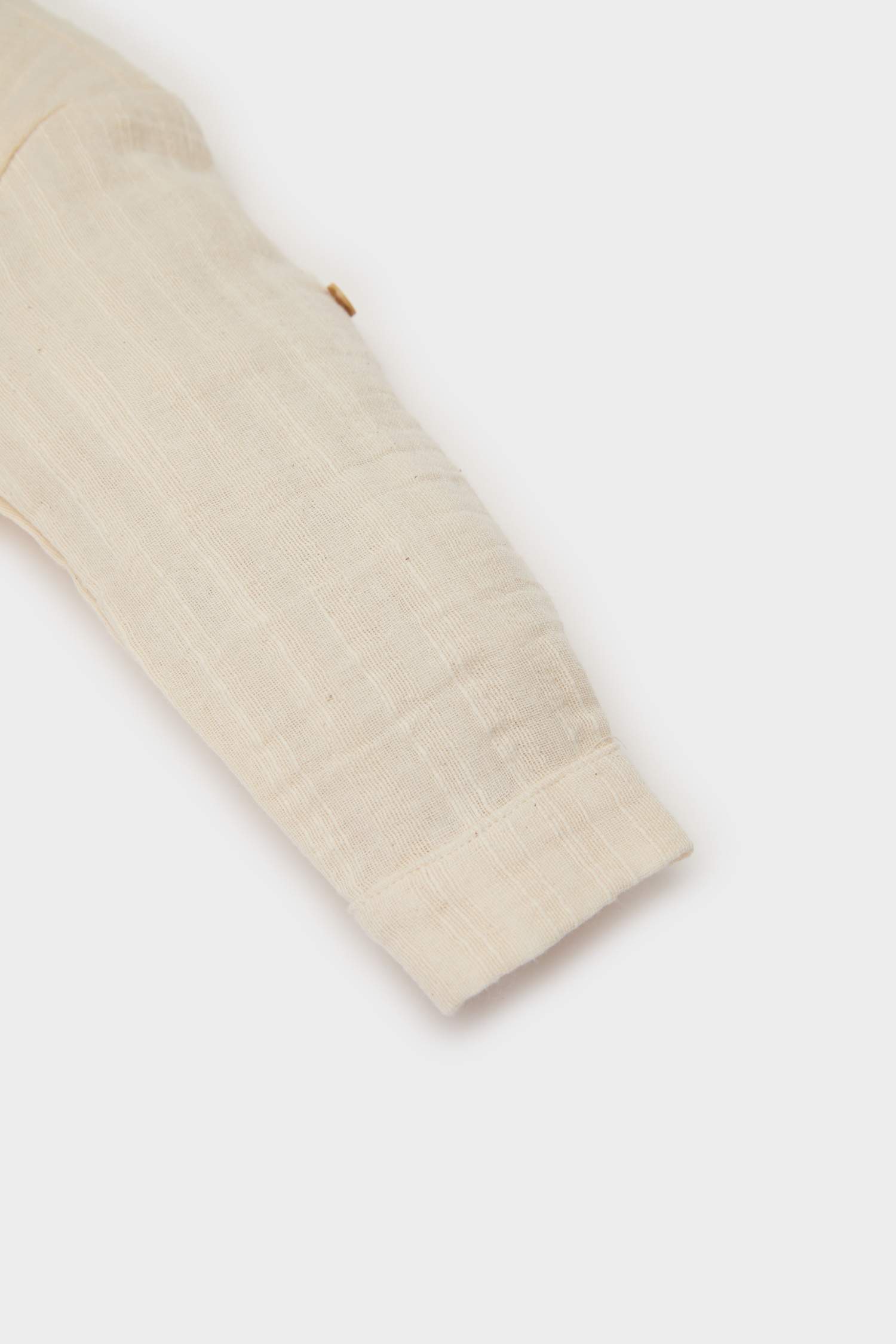 Erkek Bebek 2'li Takım Uzun Kollu Gömlek Beli Lastikli Pantolon