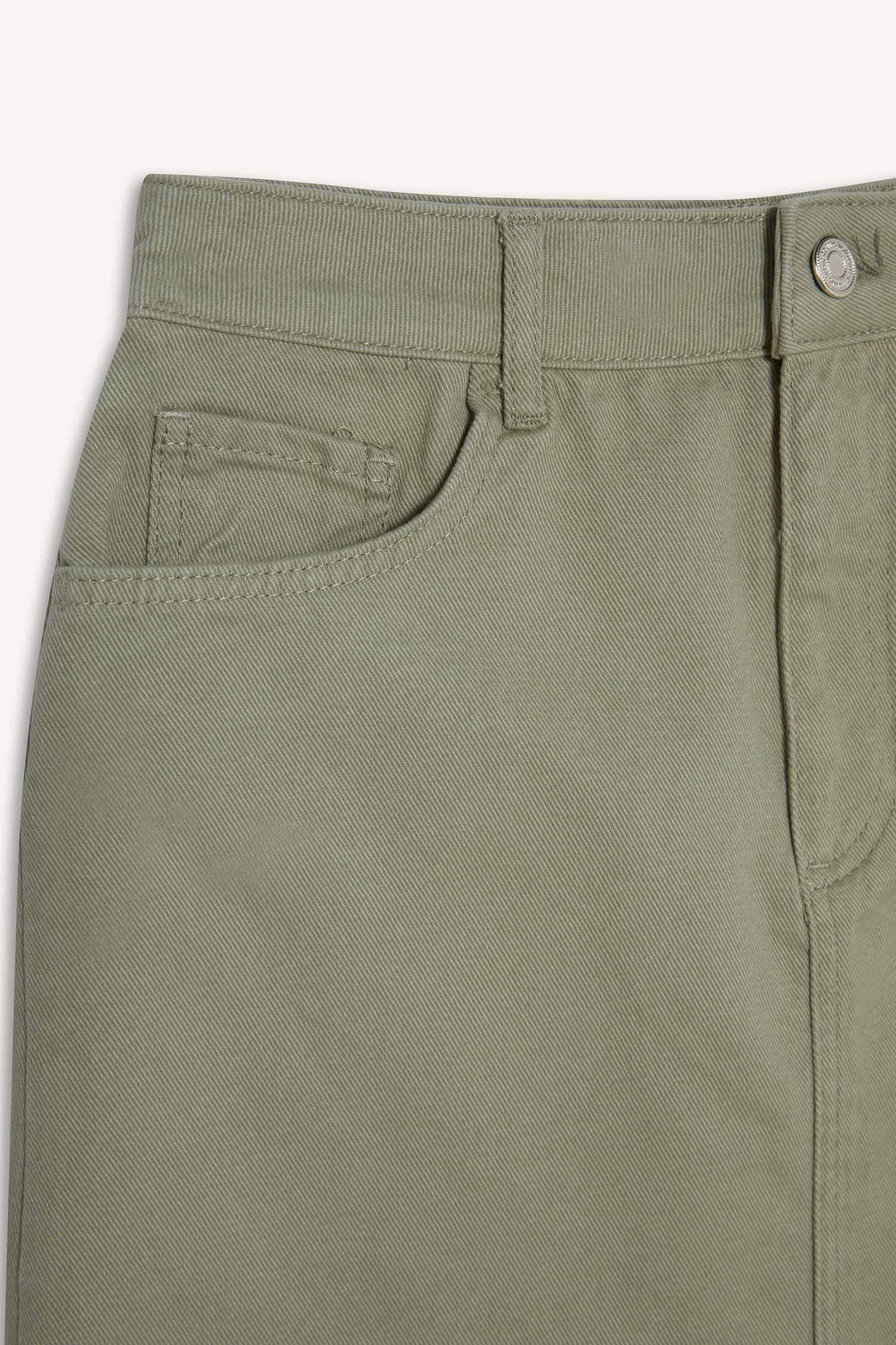 Юбка коол нормальная посадка из габардина мини