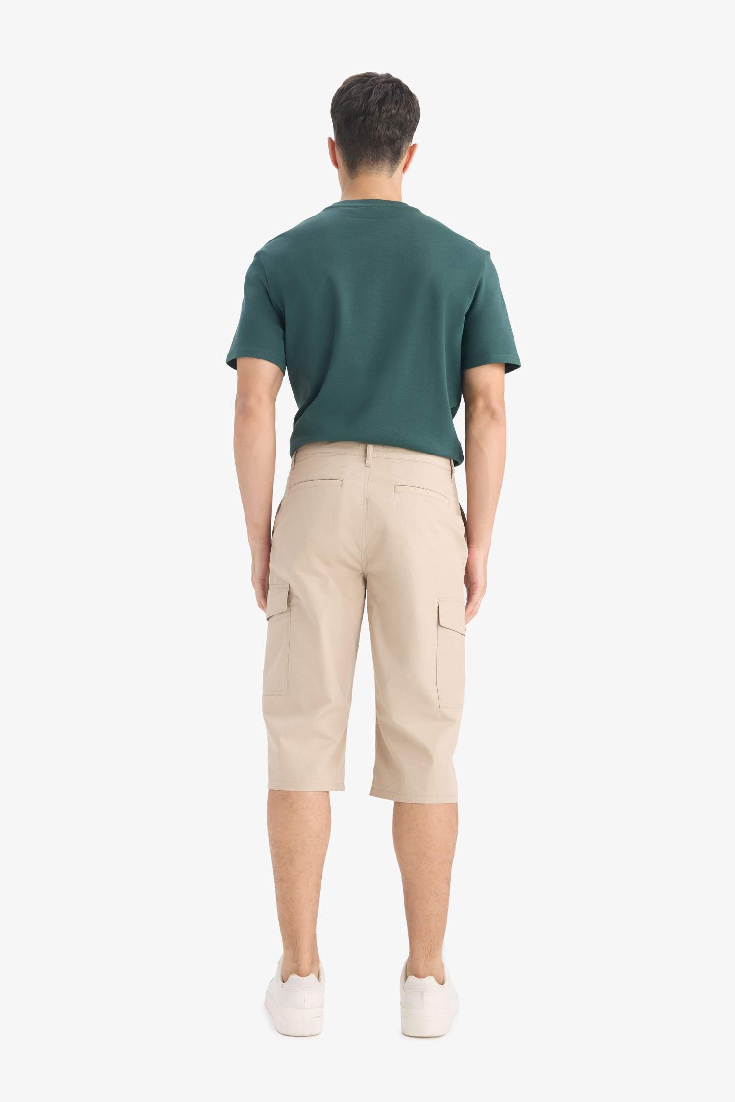 Cotton Regular Fit Capri Pants