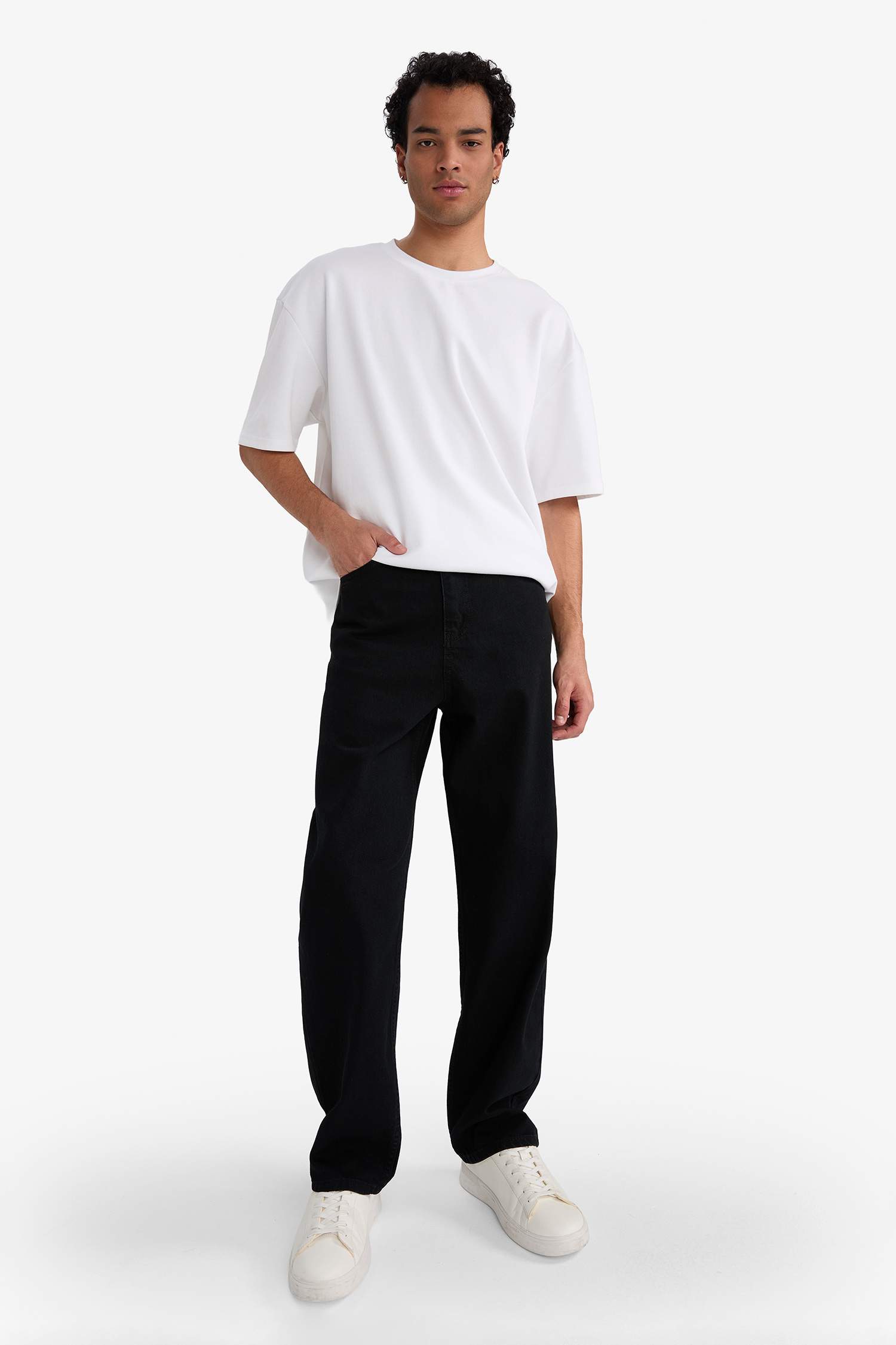 Baggy Fit Geniş Paça Jean Pantolon