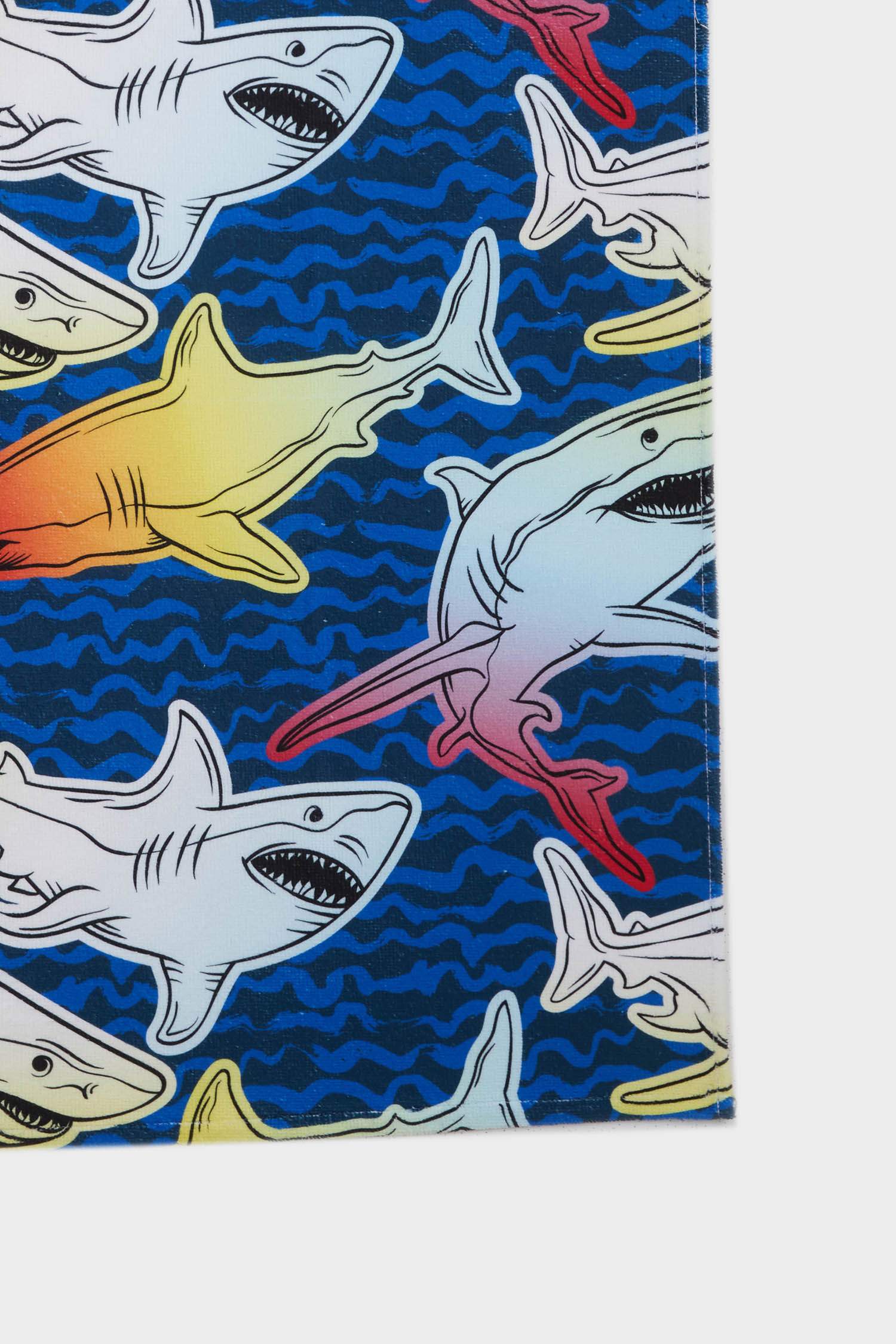 فوطة بحر مطبوعة من قطن للأولاد