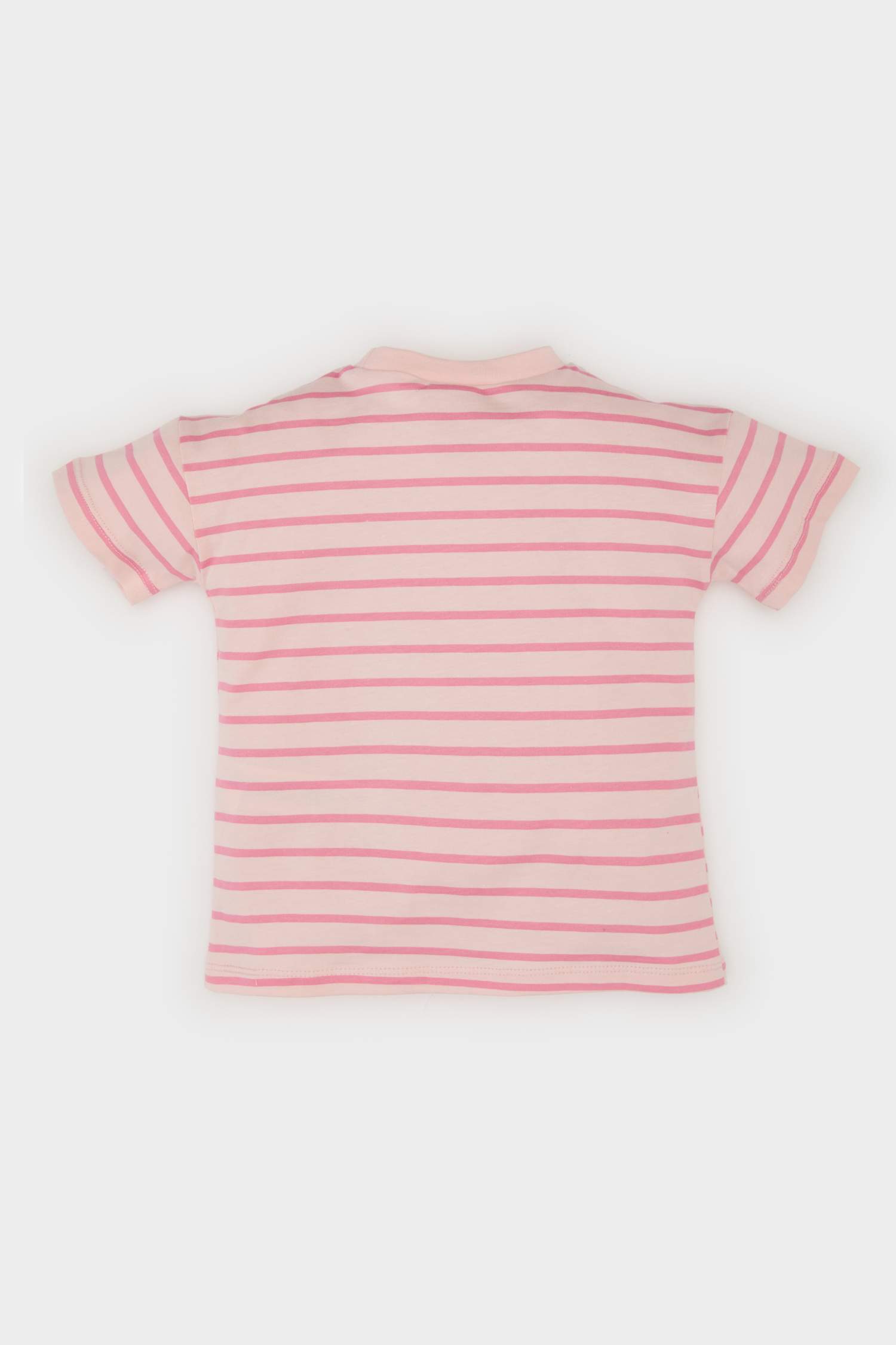Baby Girl Crew Neck Striped T-Shirt