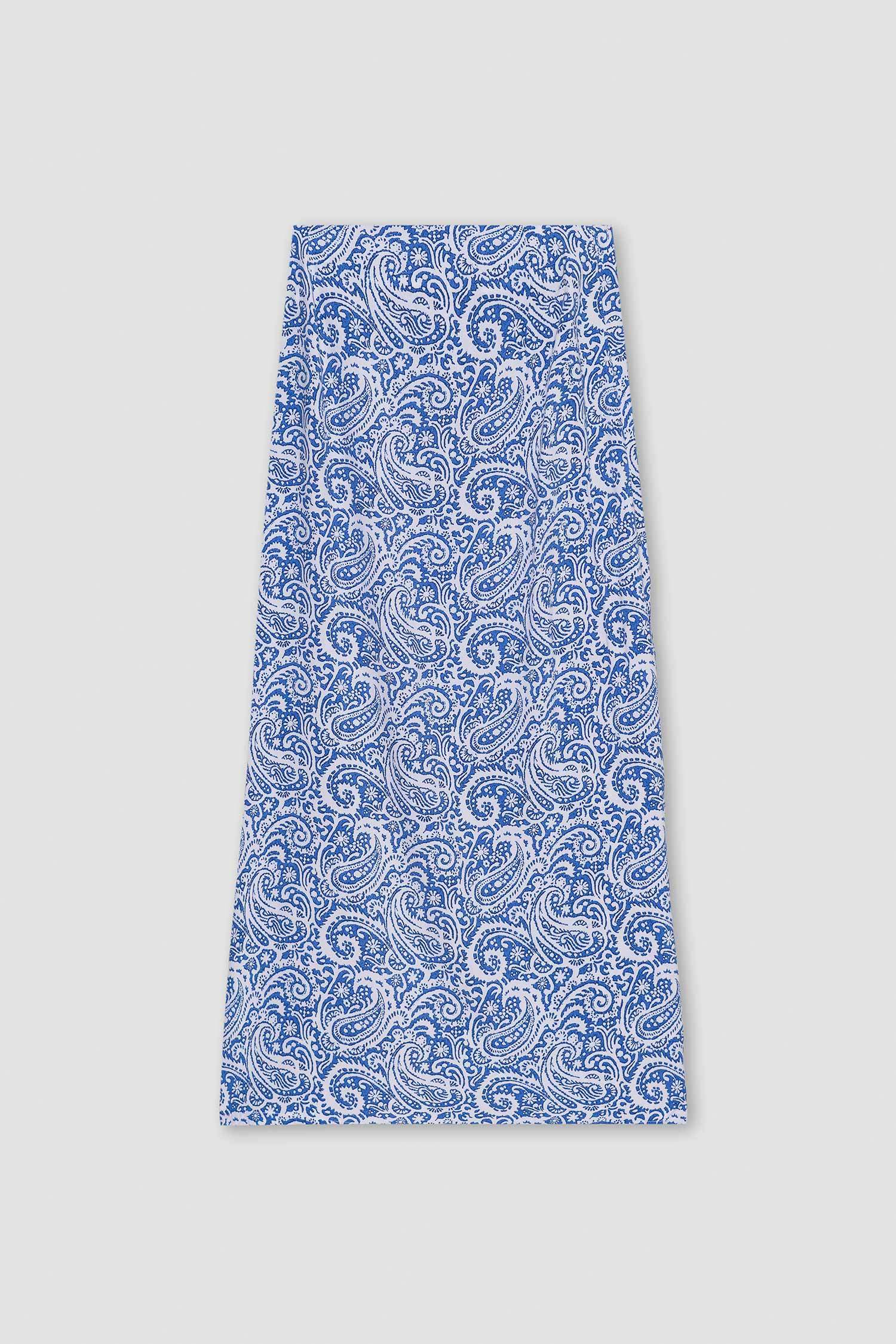 A Cut Floral Midi Skirt