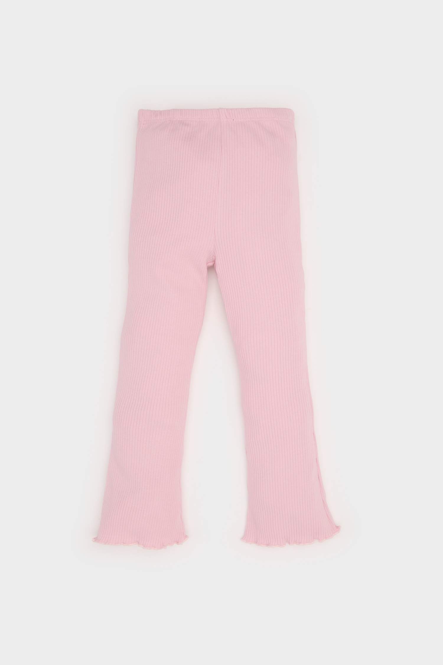 طقم تيشيرت بنات بطبعة جلد نمر بأكمام طويلة و سروال ضيق بخصر مطاطي