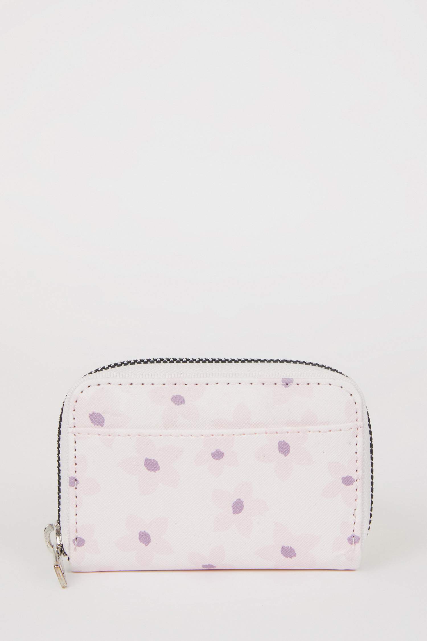 Kadın Çiçekli Suni Deri Bozuk Para Çantası