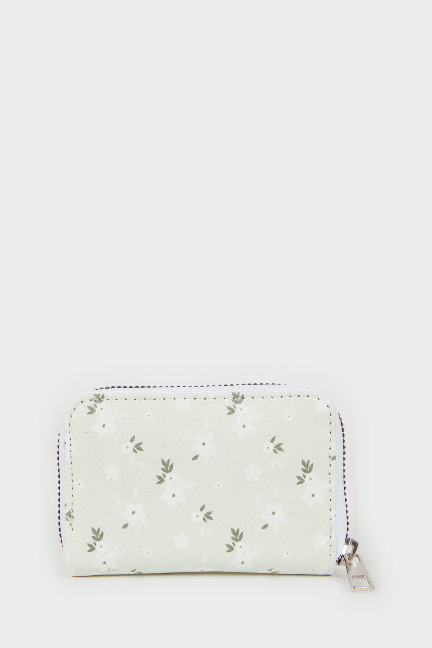 محفظة عملات نسائي جلد صناعي فلورال