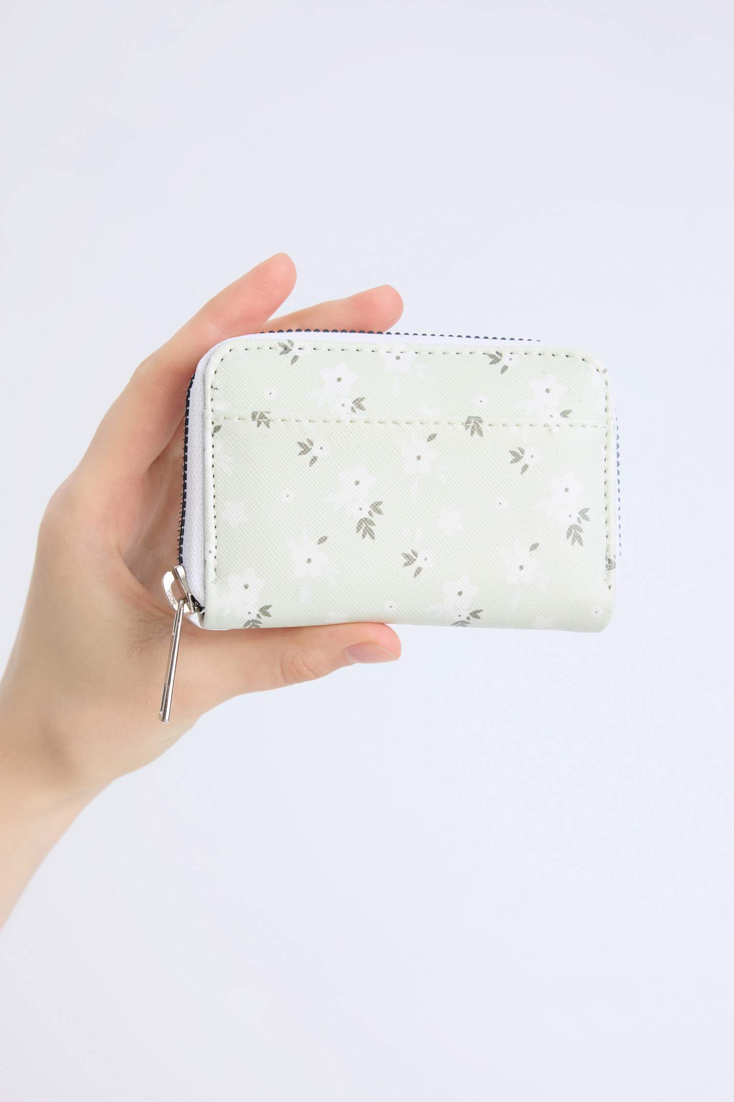 محفظة عملات نسائي جلد صناعي فلورال