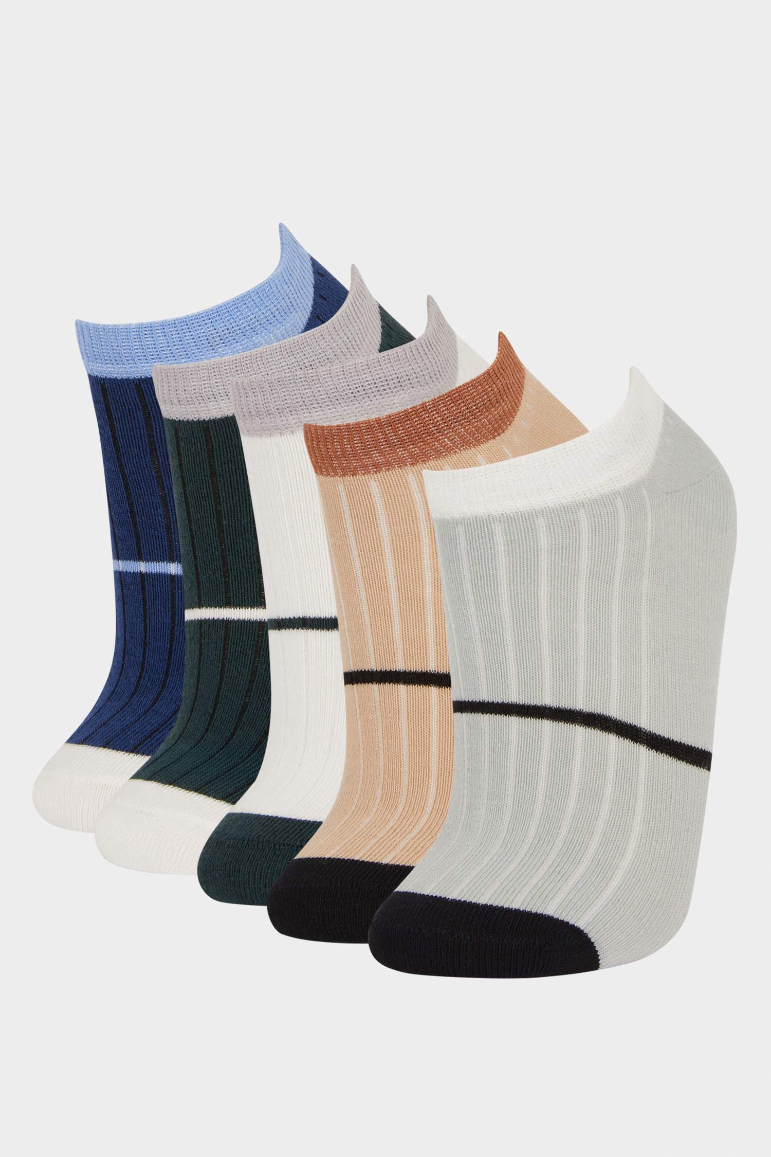 Erkek Çocuk 5'li Pamuklu Patik Çorap