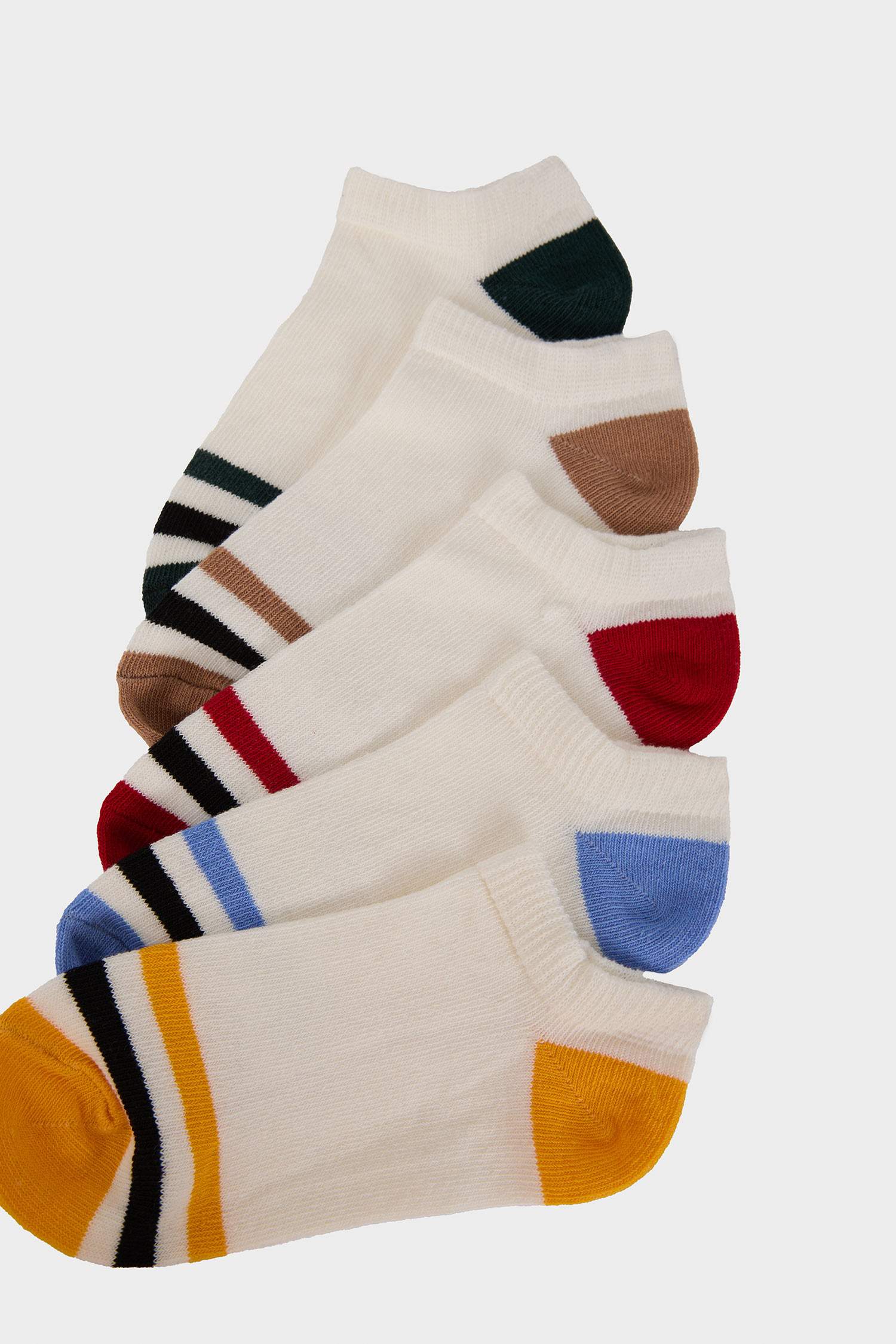 Erkek Çocuk 5'li Pamuklu Patik Çorap