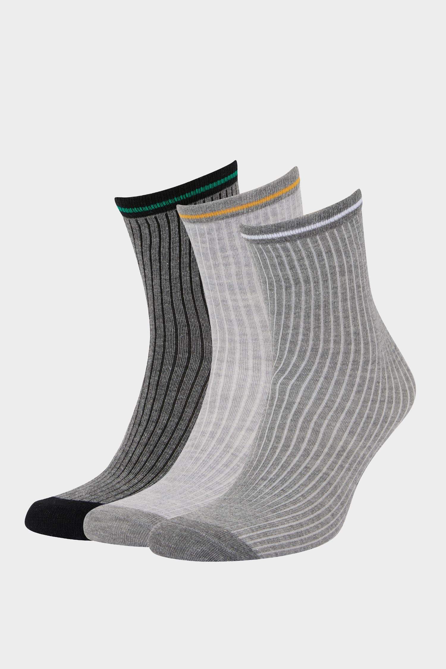 Lot de 3 paires de Chaussettes longues en coton pour garçon