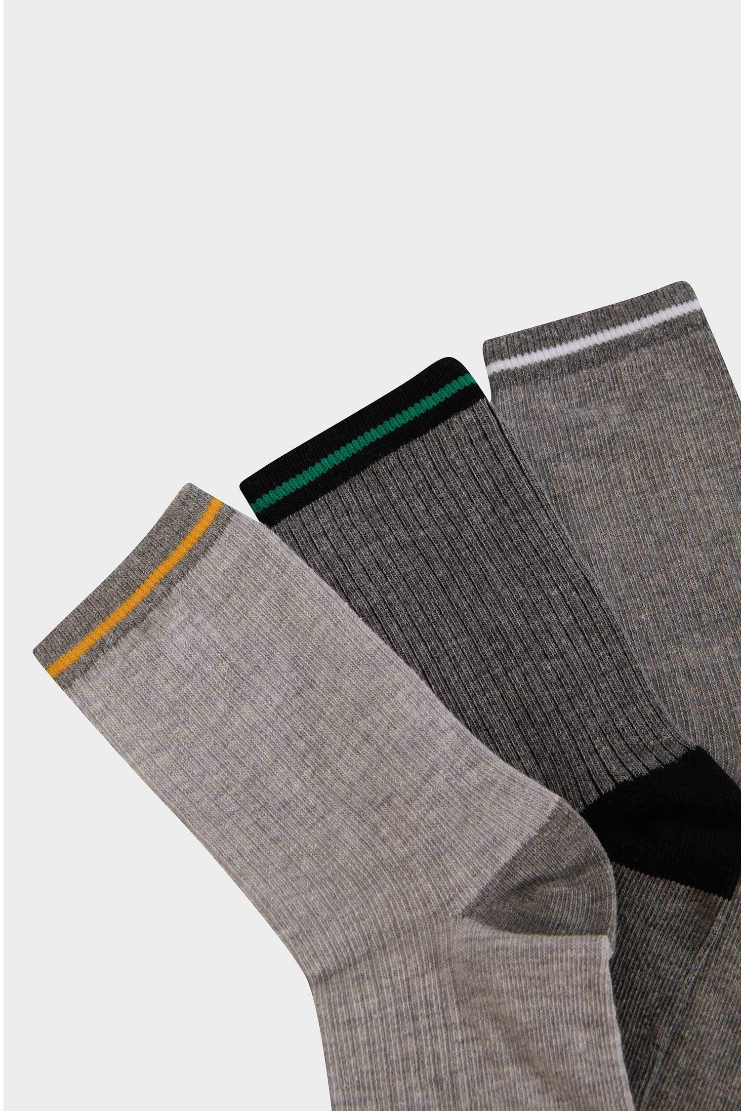 Lot de 3 paires de Chaussettes longues en coton pour garçon