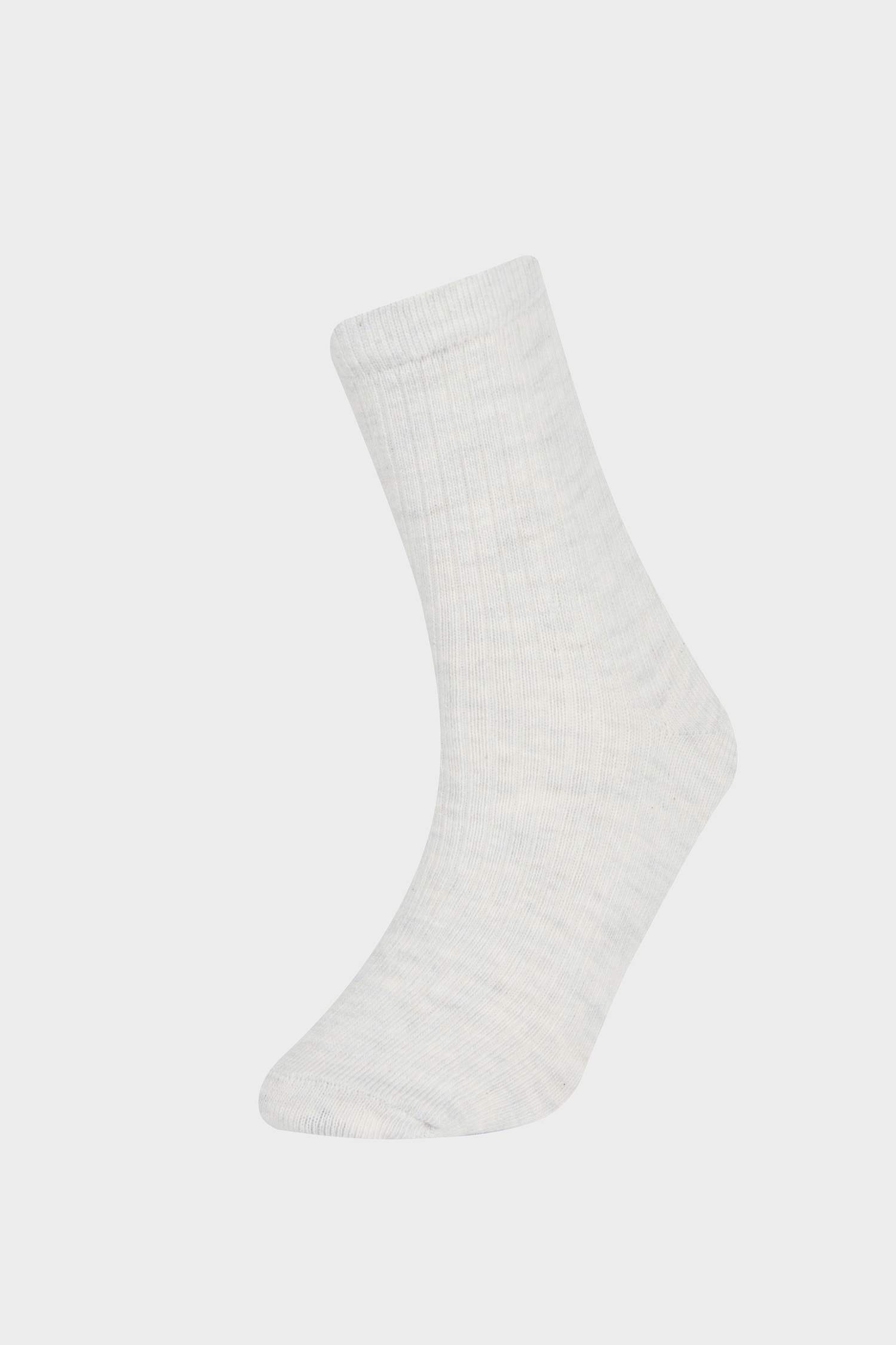 جوارب أولاد طويلة من قطن مطبوعة - 5 قطع