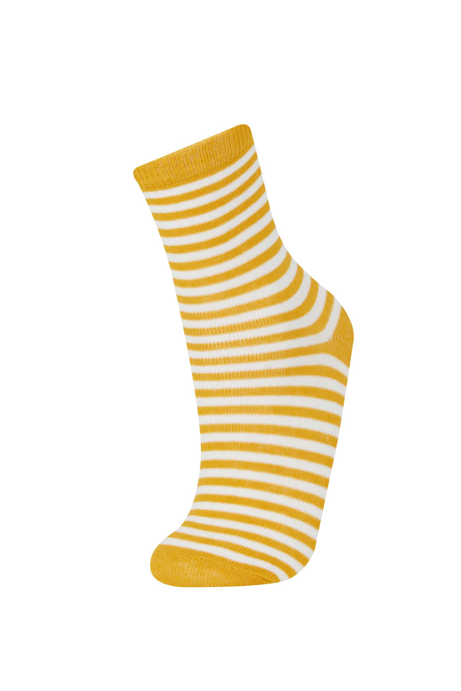 Erkek Çocuk 5'li Pamuklu Uzun Çorap