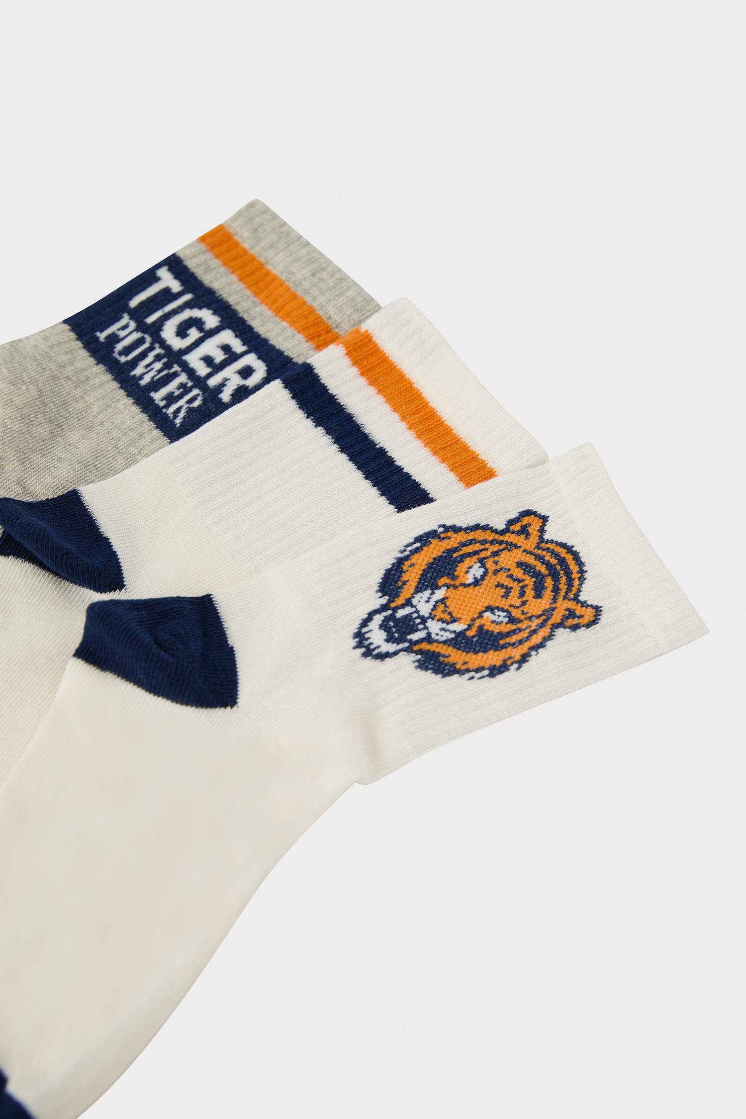 جوارب طويلة قطن بناتي - 3 قطع