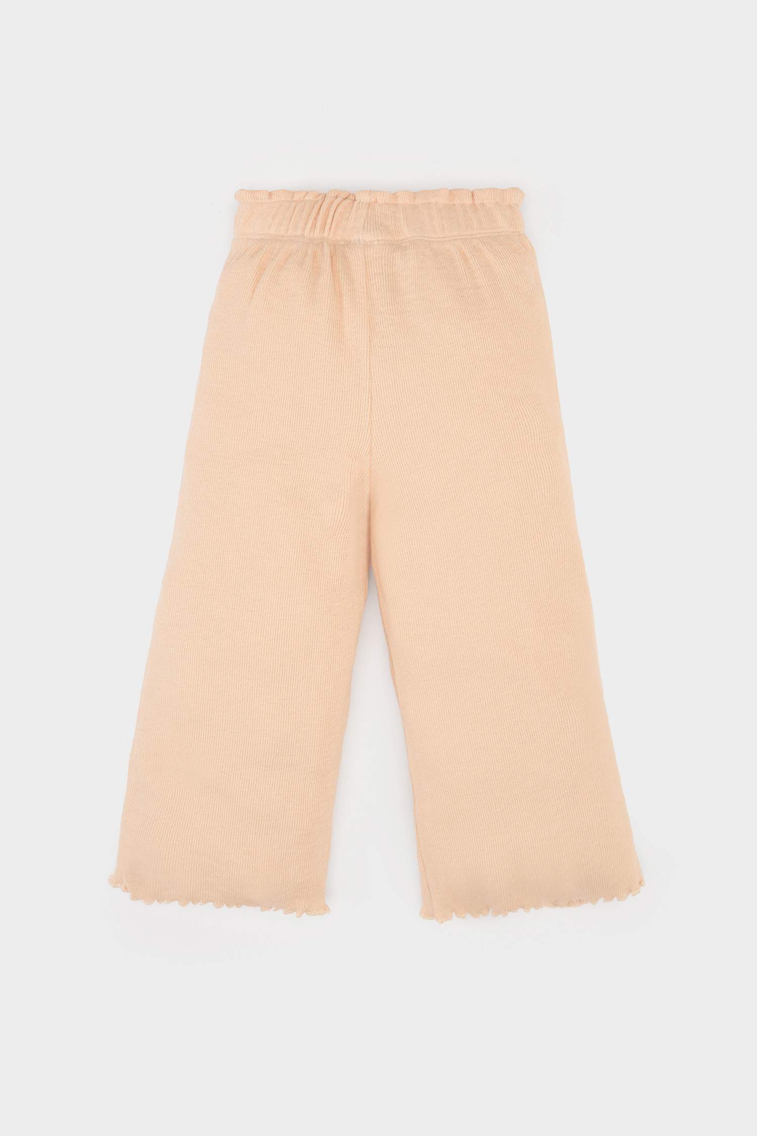 Kız Bebek Wide Leg Geniş Bol Paça Fitilli Kaşkorse Pantolon