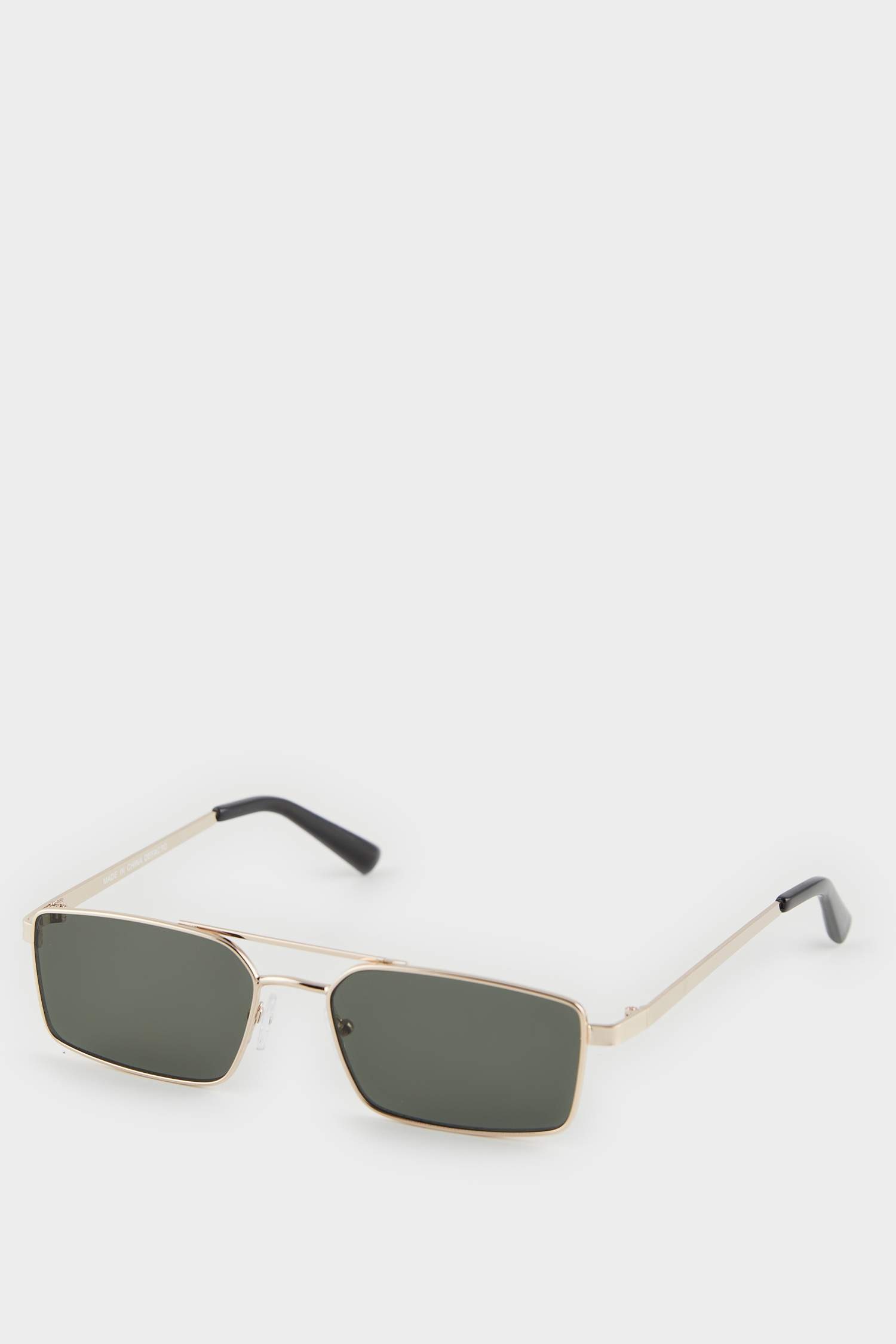 Женские круглые металлические солнечные очки