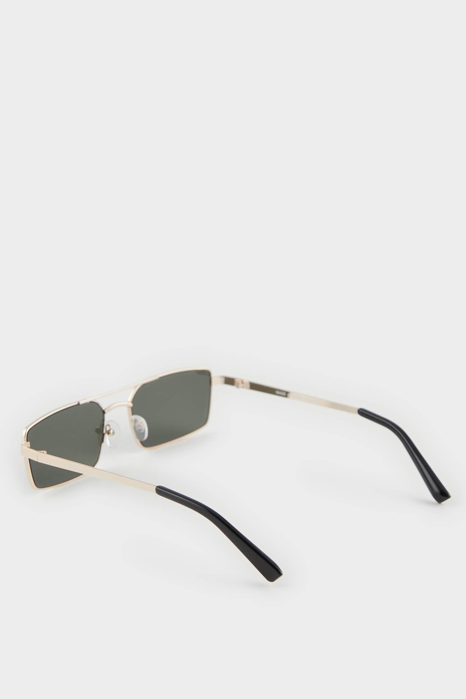 Женские круглые металлические солнечные очки