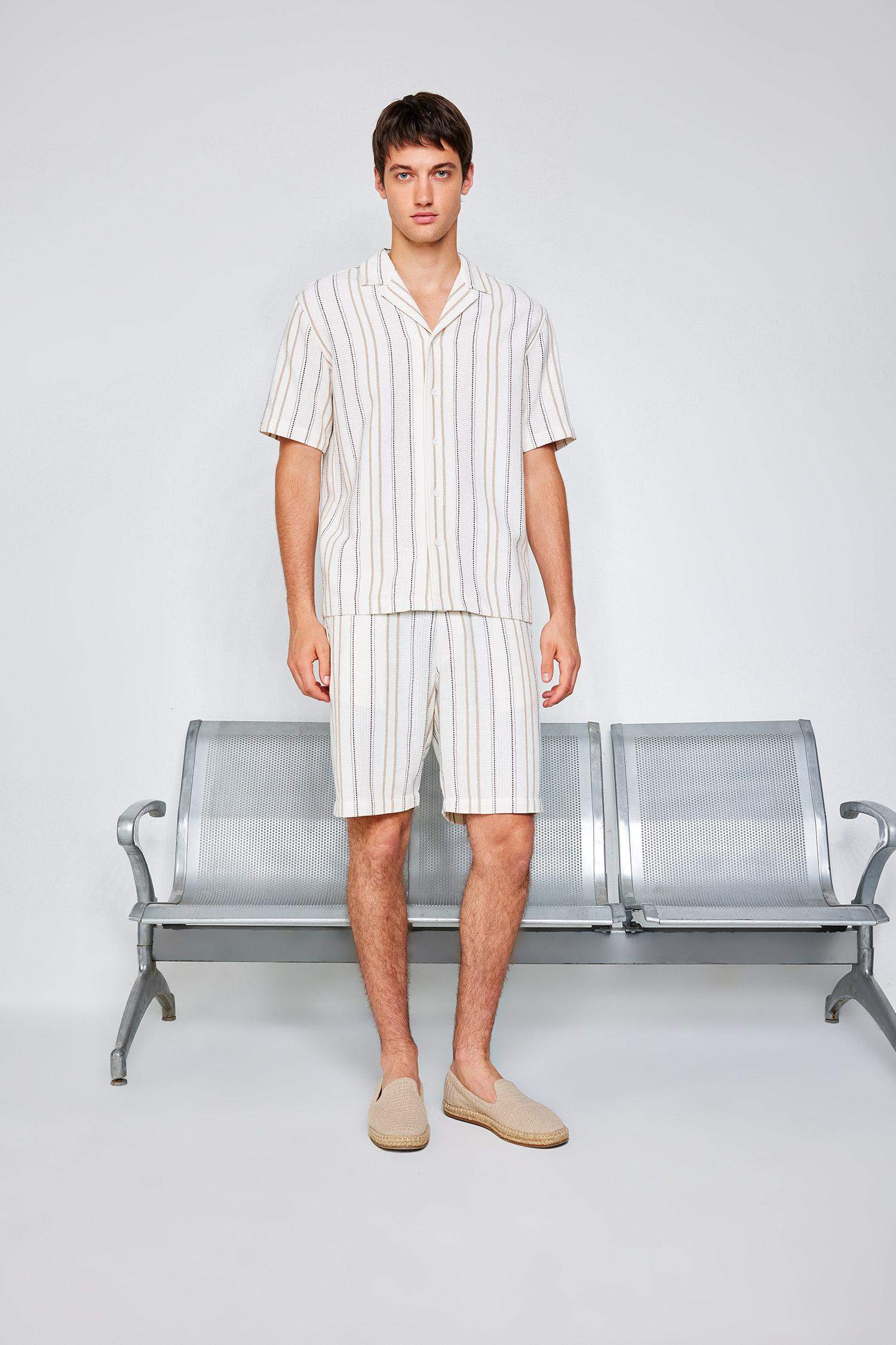 Regular Fit Polo Yaka Kısa Kollu Gömlek