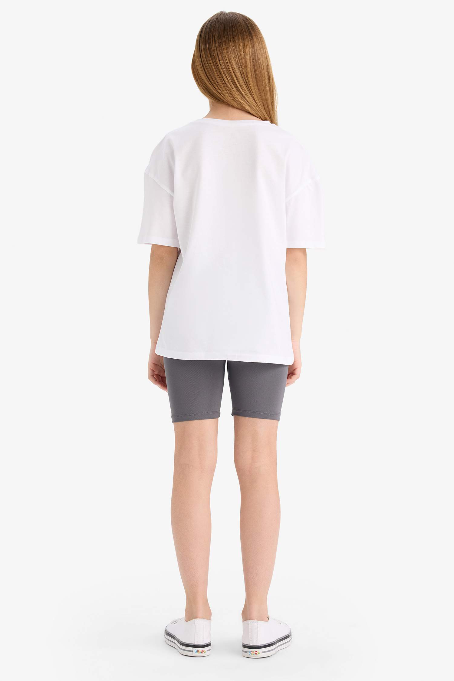Ensemble T-shirt imprimé et Short Legging pour fille