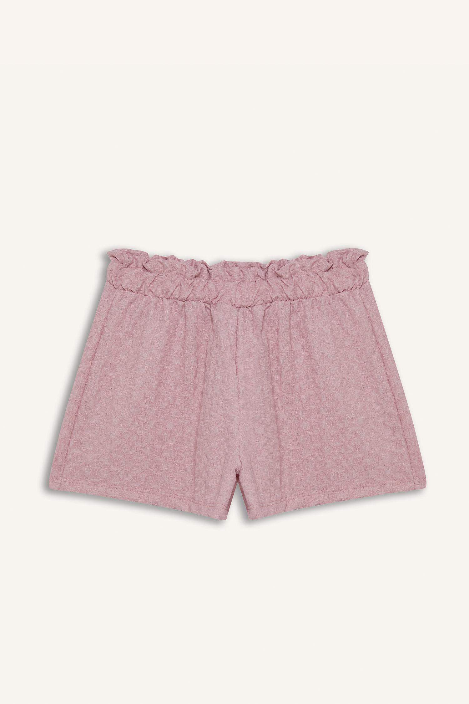 Girl Elastic Waist Shorts