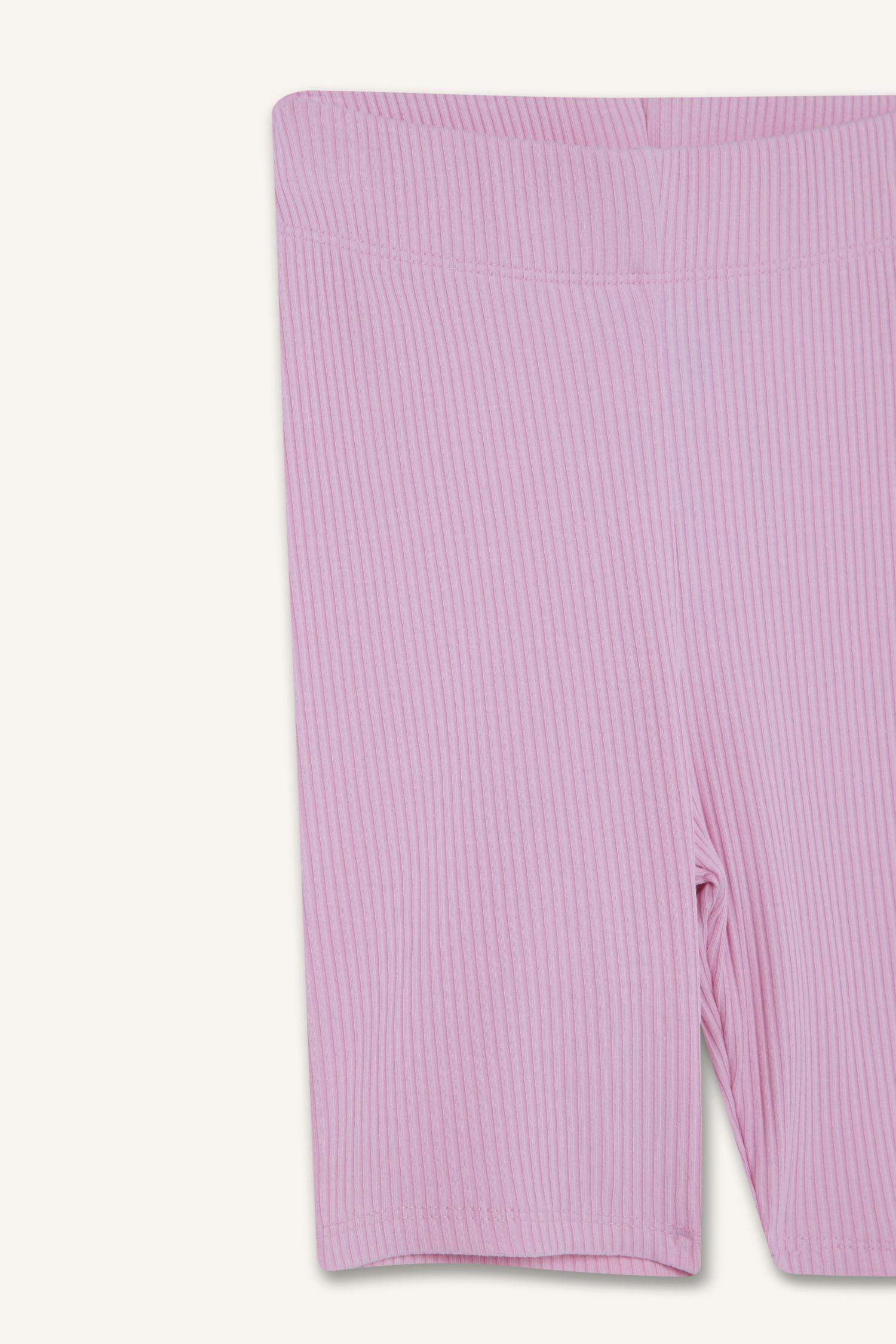 Kız Çocuk Biker Fitilli Kaşkorse Tayt