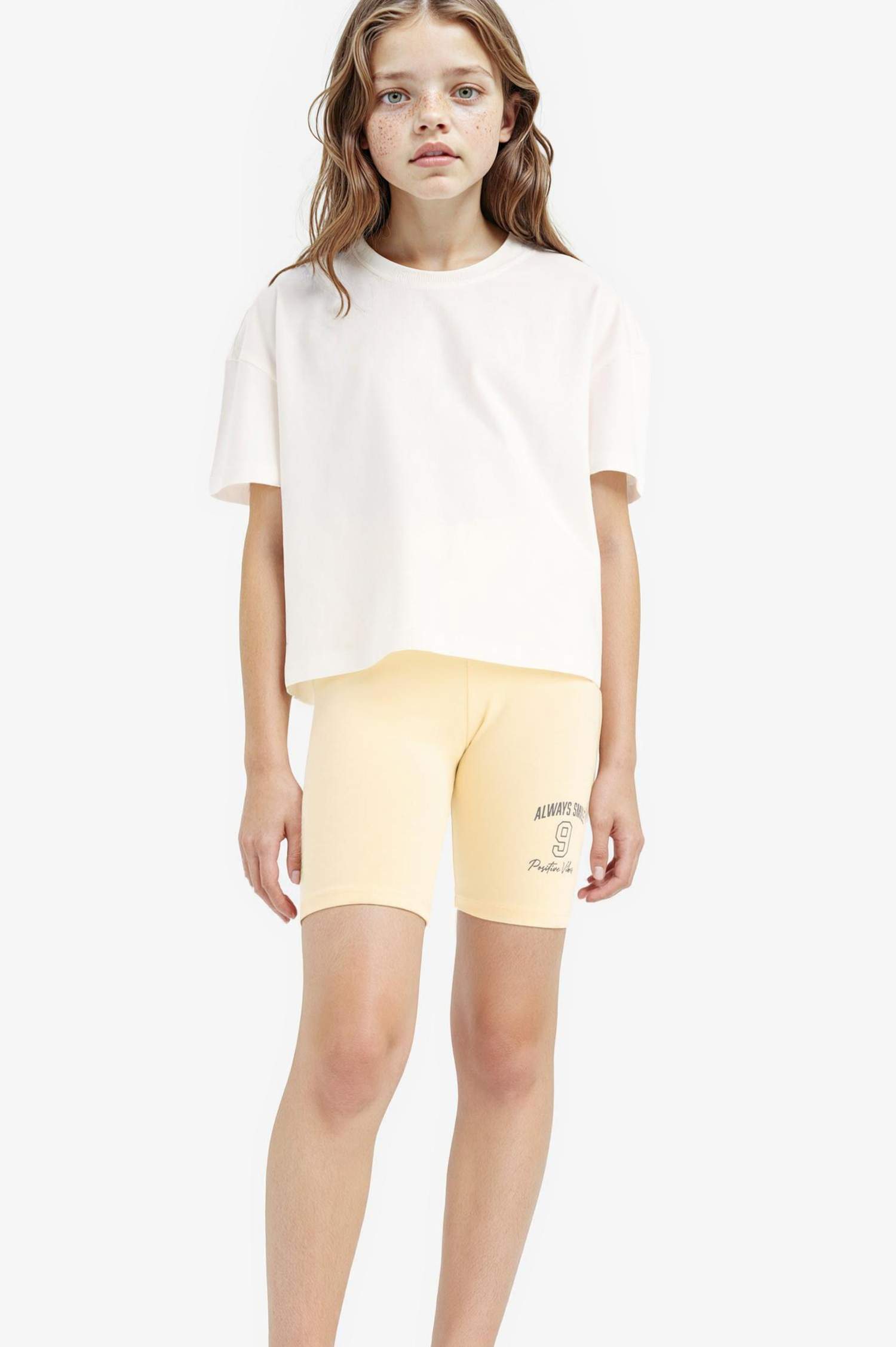 Girl Biker Short Leggings