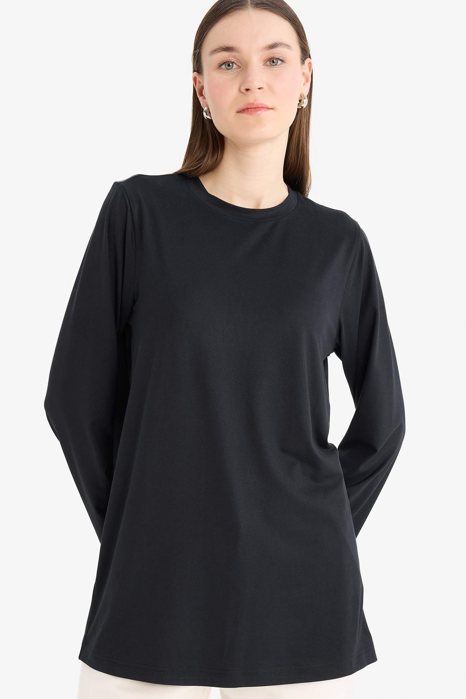 Regular Fit Long Sleeve Tunic