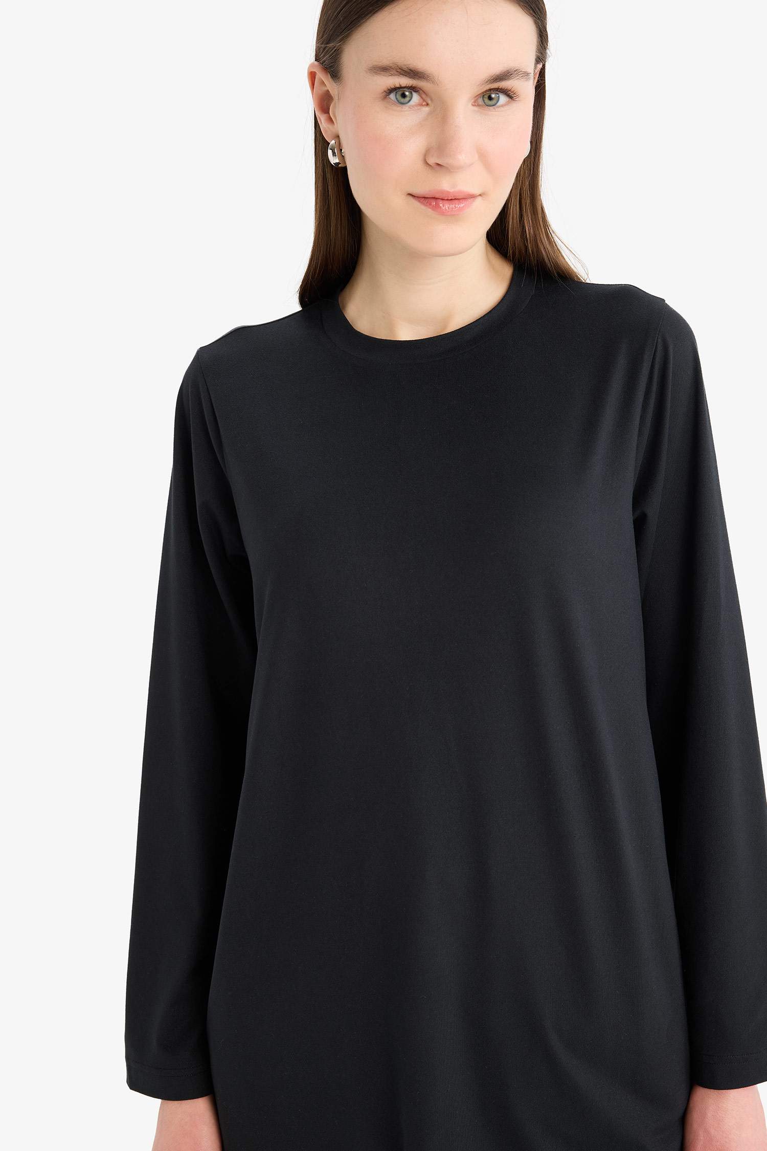 Regular Fit Long Sleeve Tunic