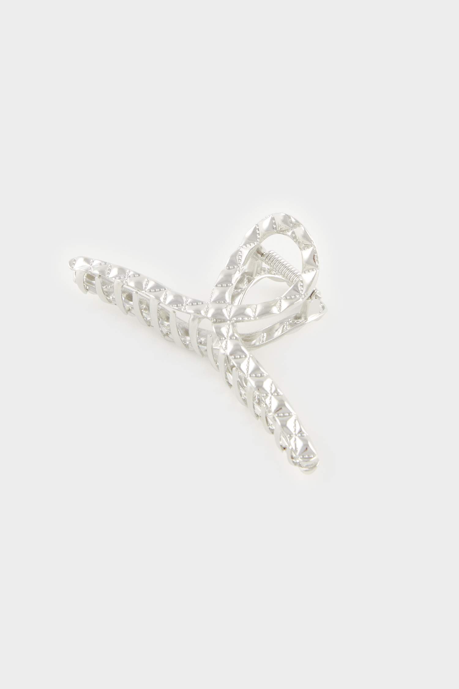 مشبك شعر نسائي فضي