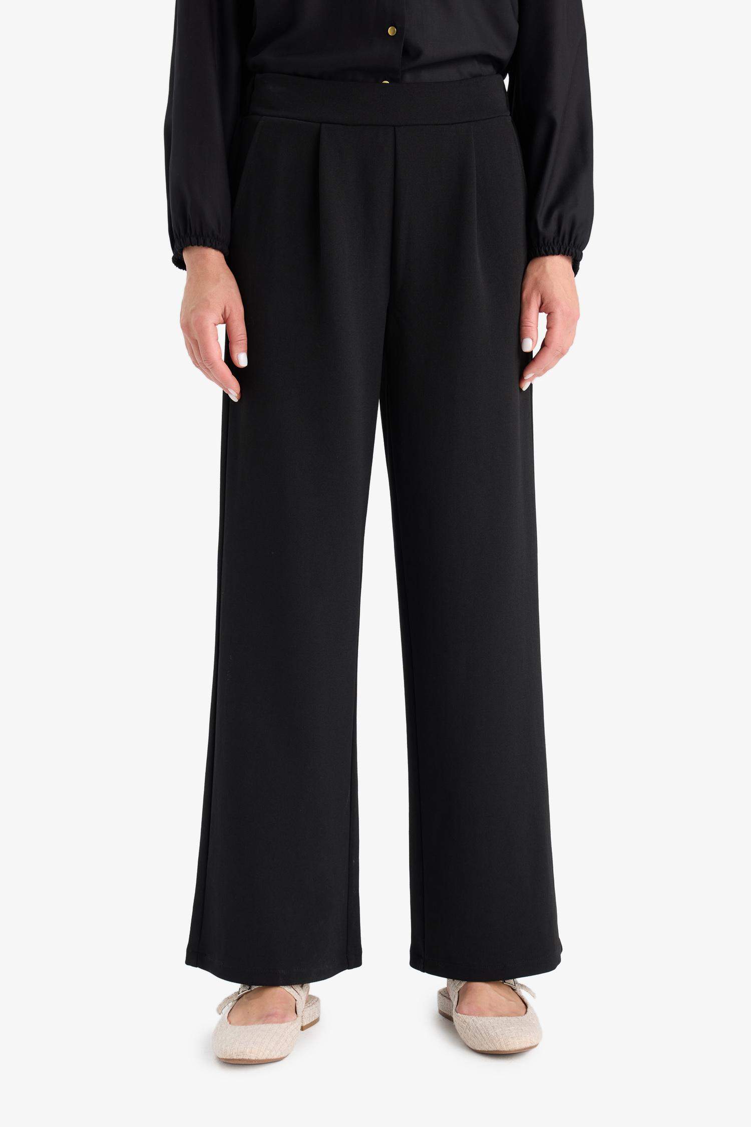 Регулярный крой, крееповые брюки