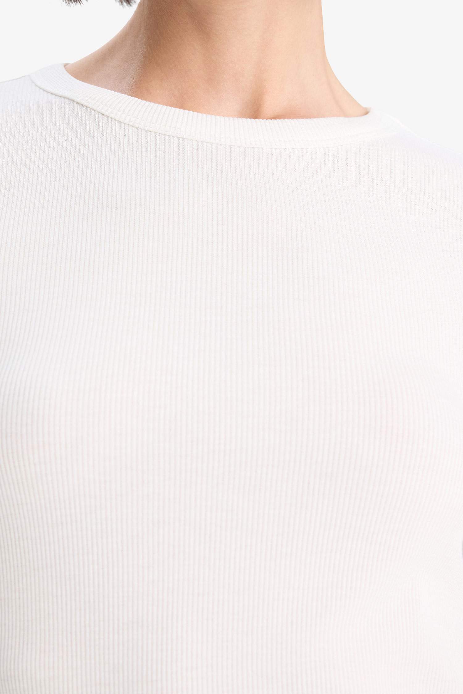 Slim Fit Basic Ribbed Camisole T-Shirt