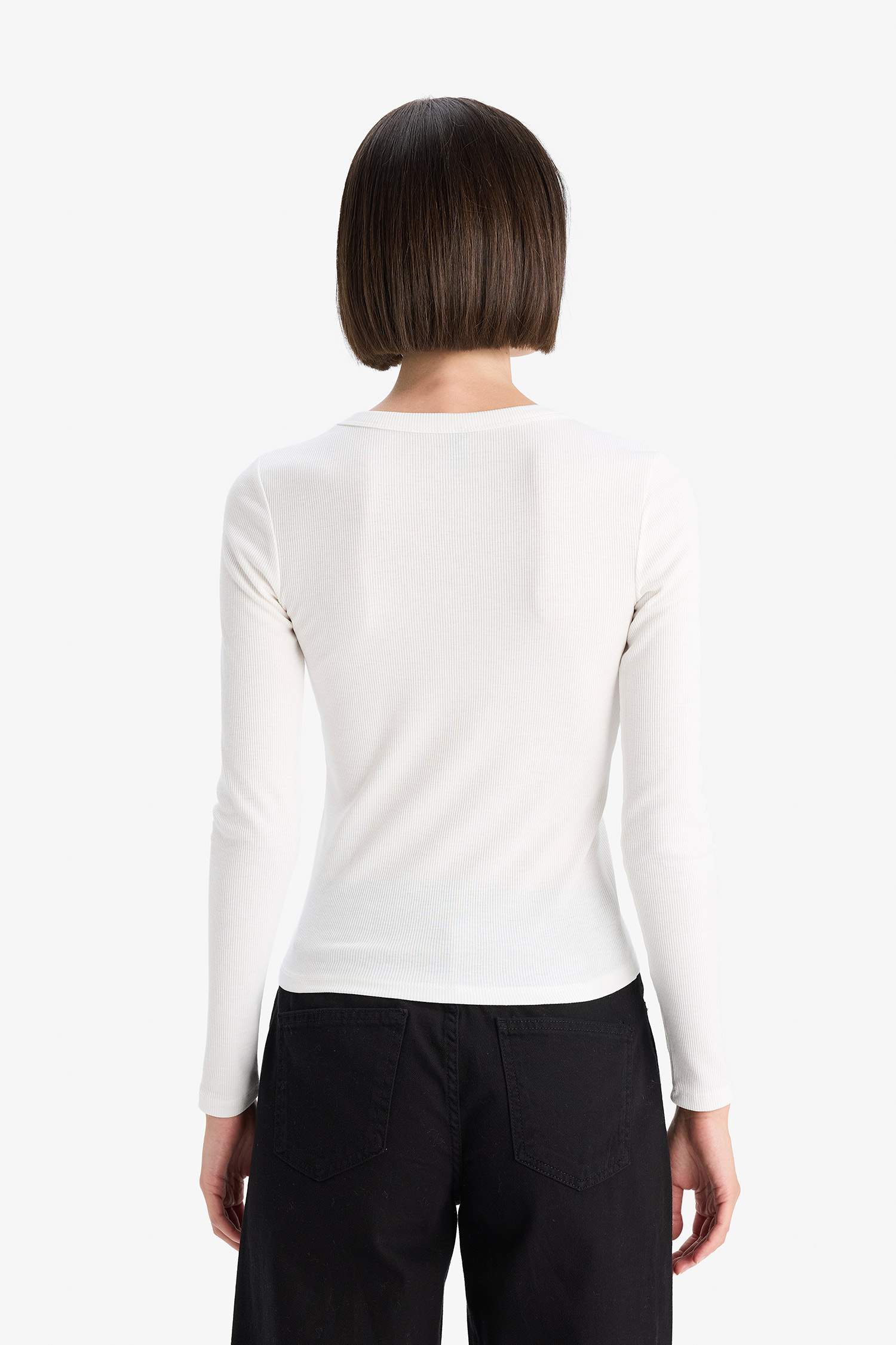 Slim Fit Basic Ribbed Camisole T-Shirt