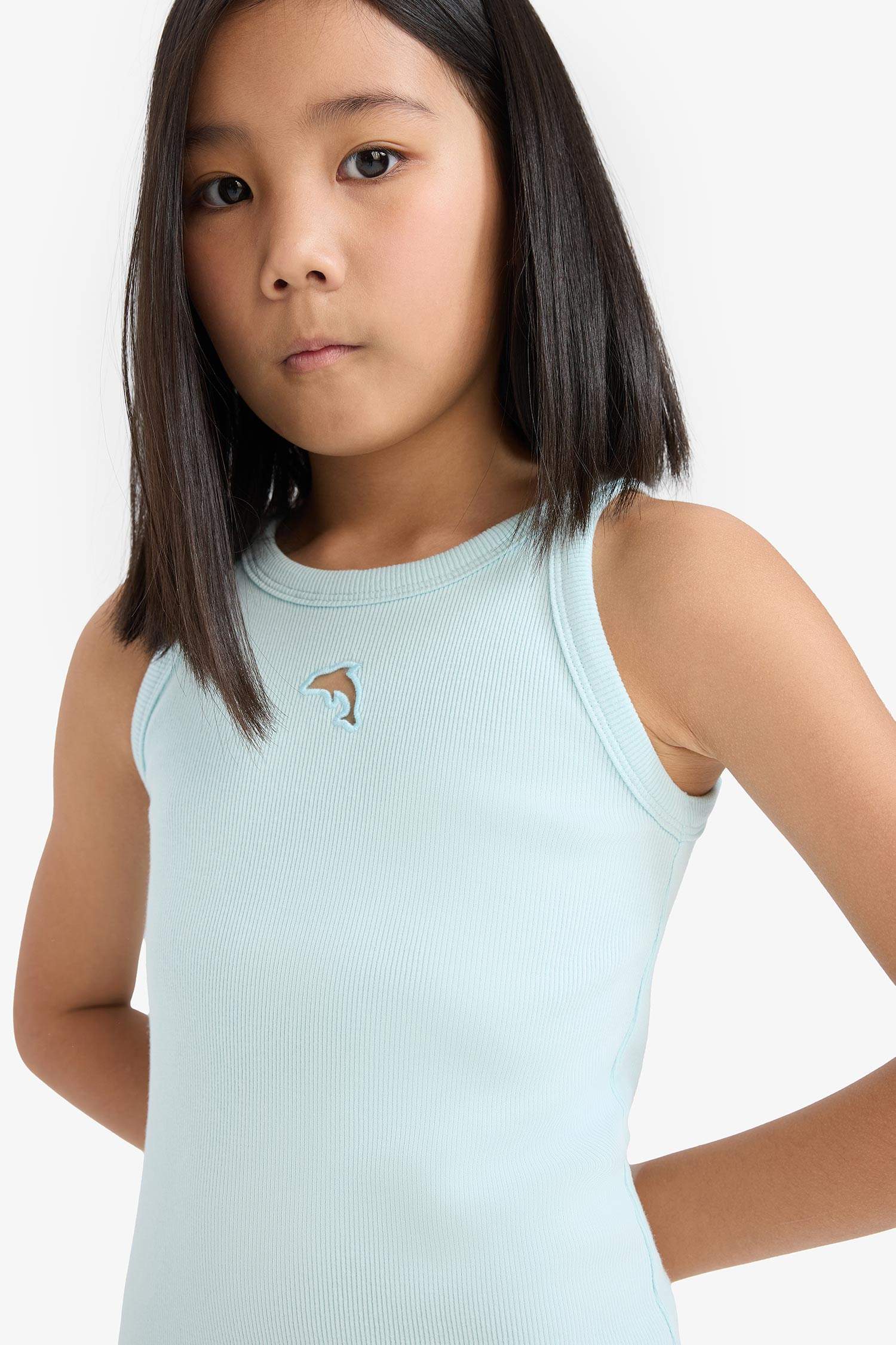 Slim Fit Sleeveless Knitted Dress