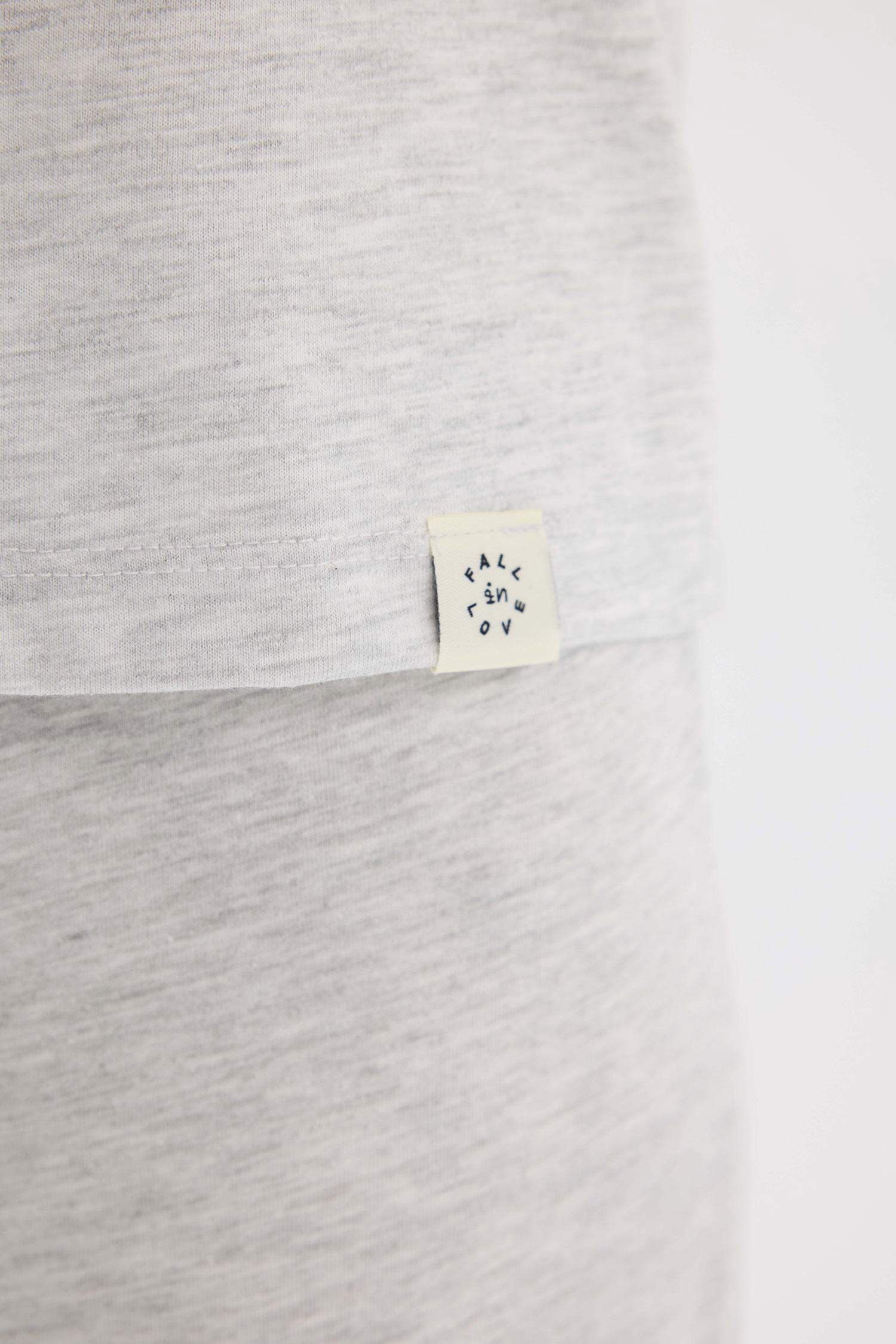 Pijama Takımı Bisiklet Yaka Kısa Kollu Üst Beli Lastikli Uzun Alt-Fall in Love