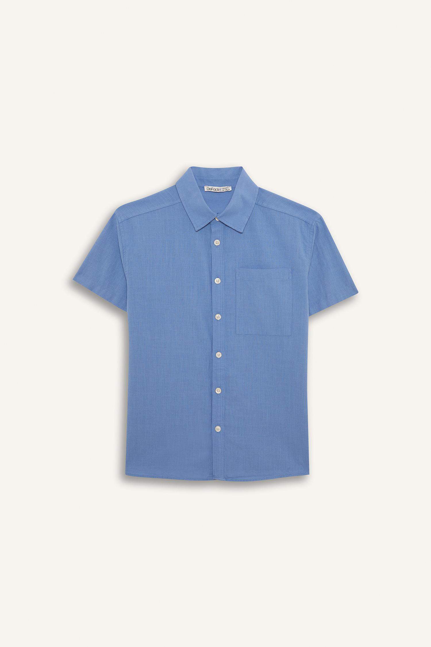 Boy Oversize Fit Polo Neck Short Sleeve Shirt