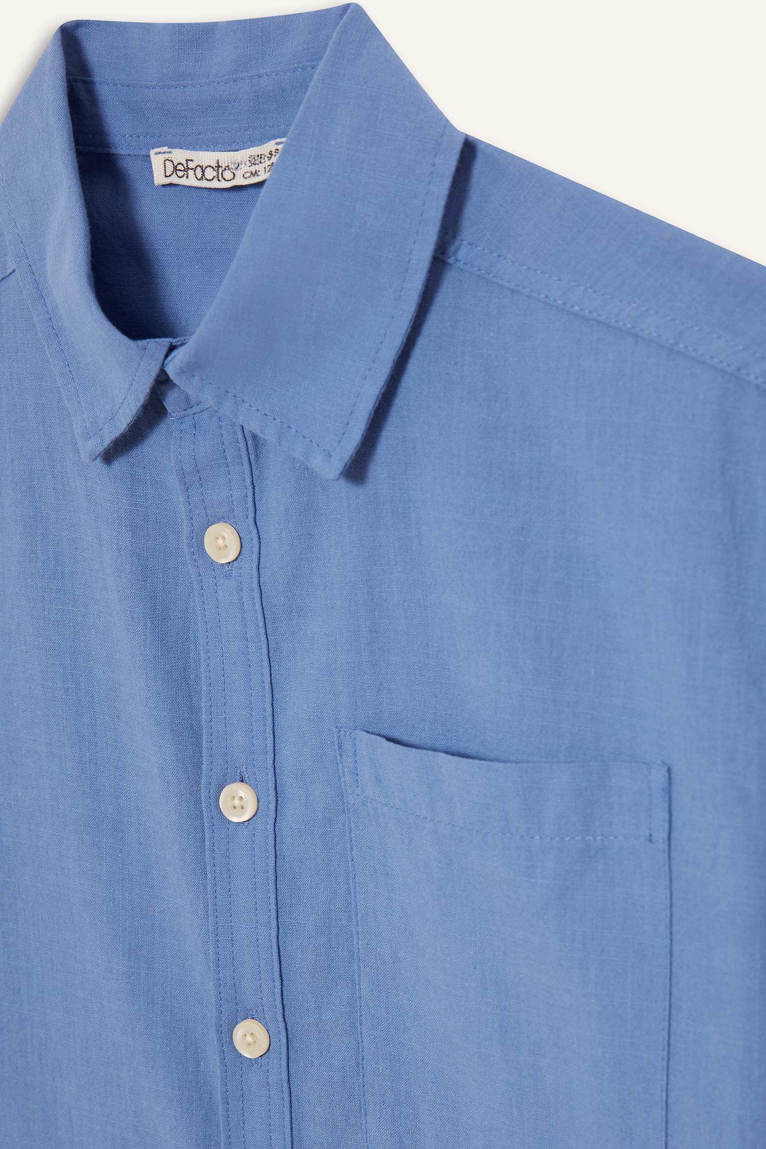 Boy Oversize Fit Polo Neck Short Sleeve Shirt