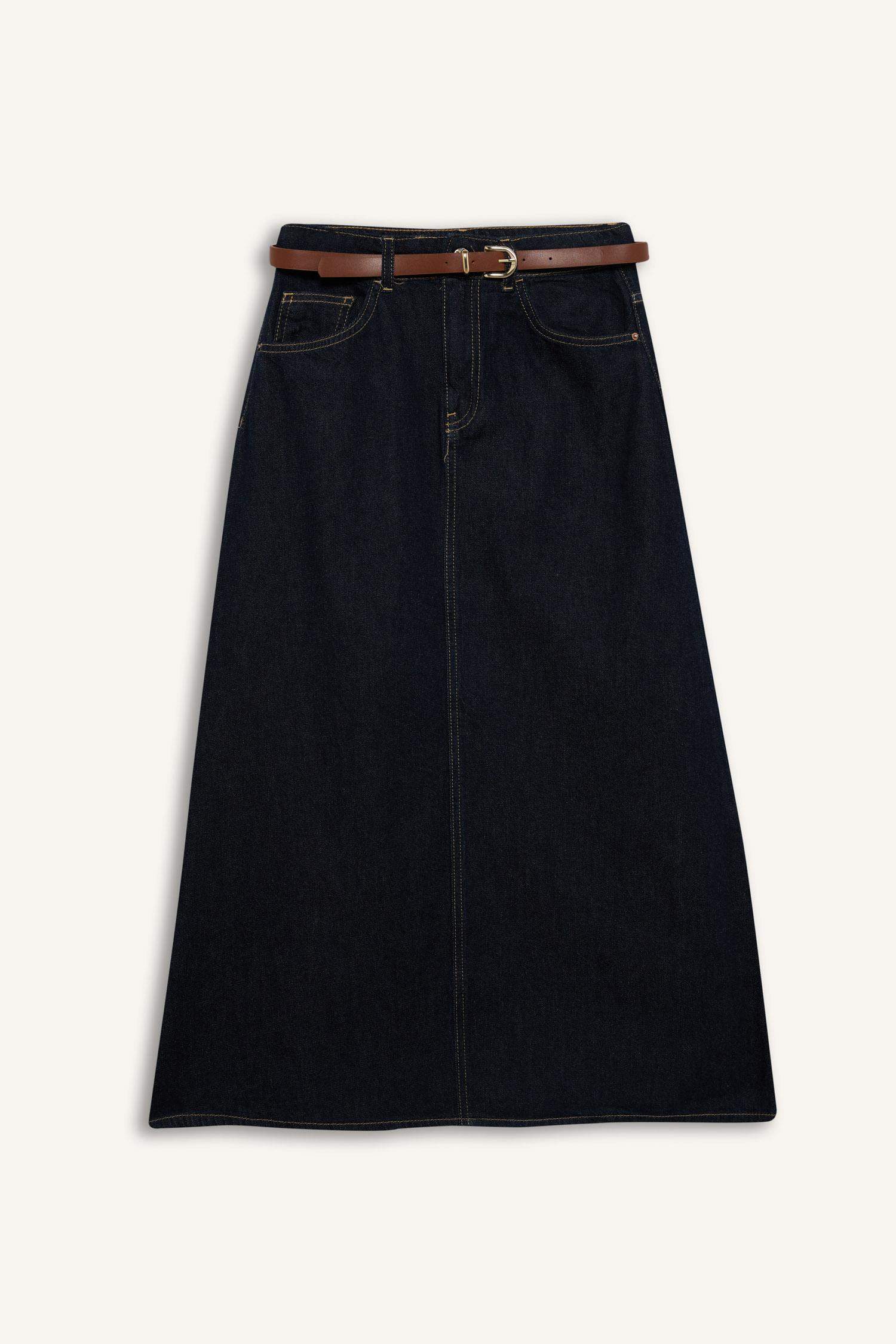 تنورة جينز ستاندرات قصة طويلة