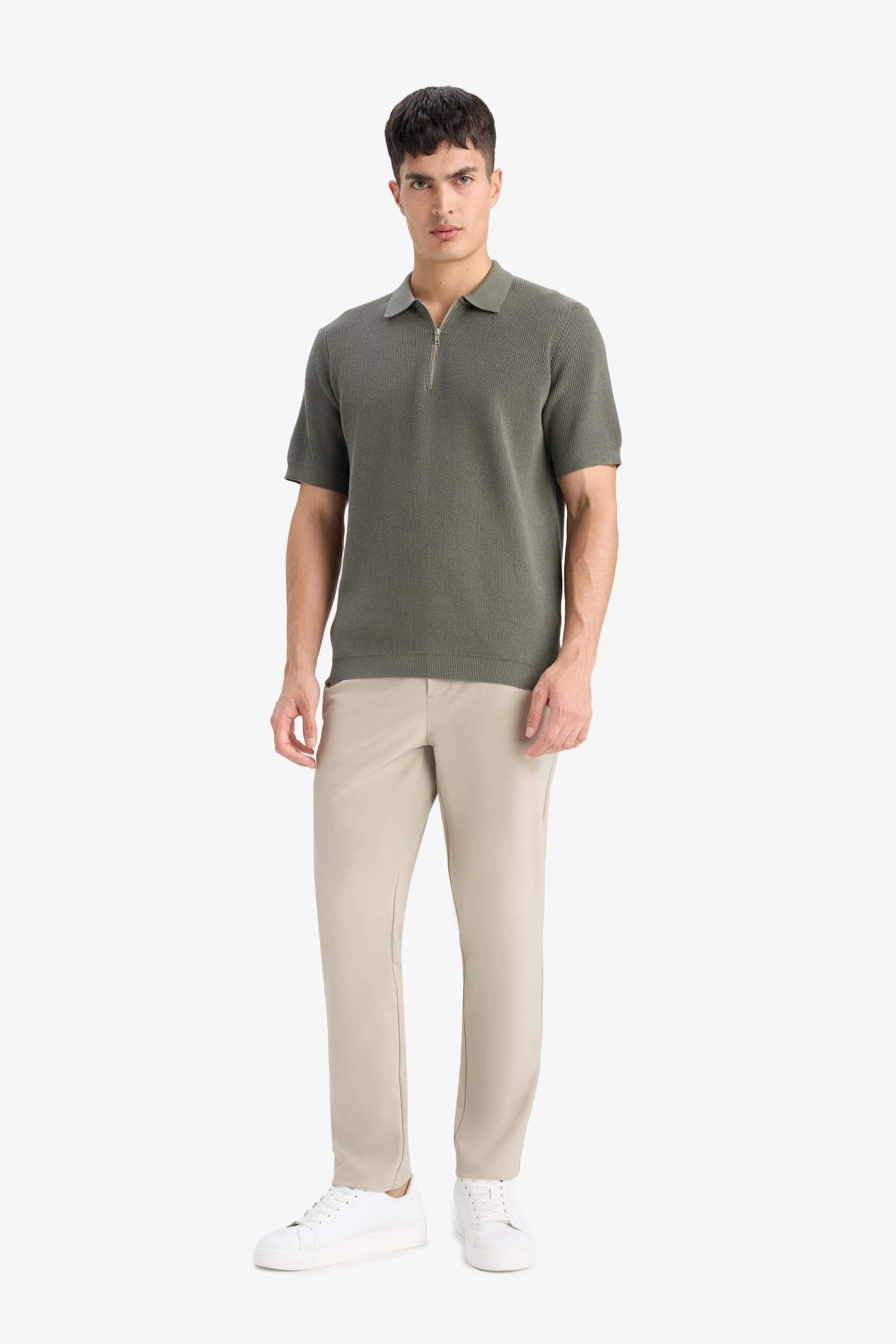 تيشيرت بولو تريكو نص ردن قصة عادية بياخة نص سحاب