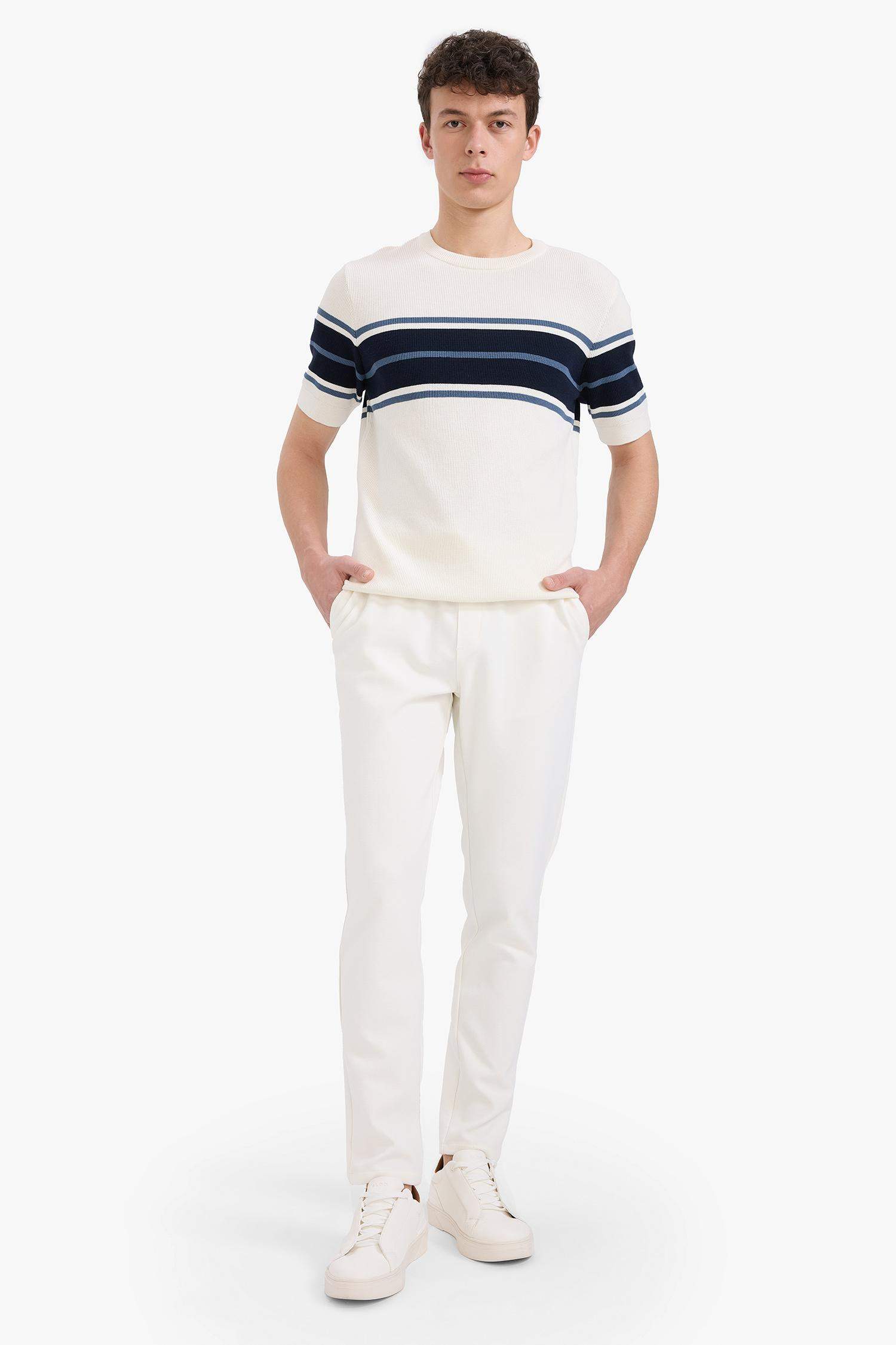 Cotton Standard Fit Short Sleeve Knitwear Polo T-Shirt