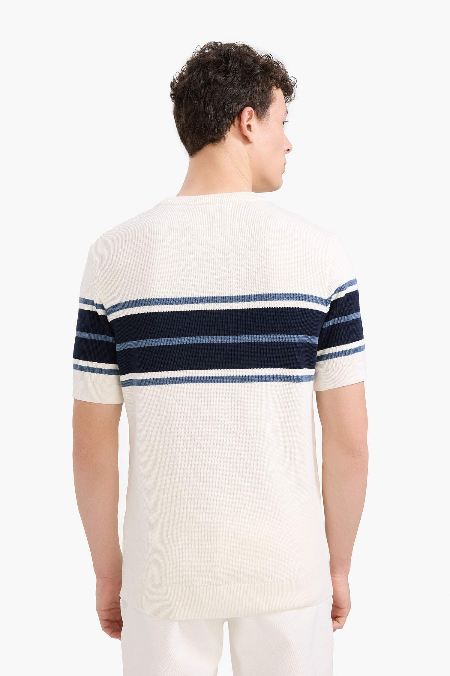 Cotton Standard Fit Short Sleeve Knitwear Polo T-Shirt