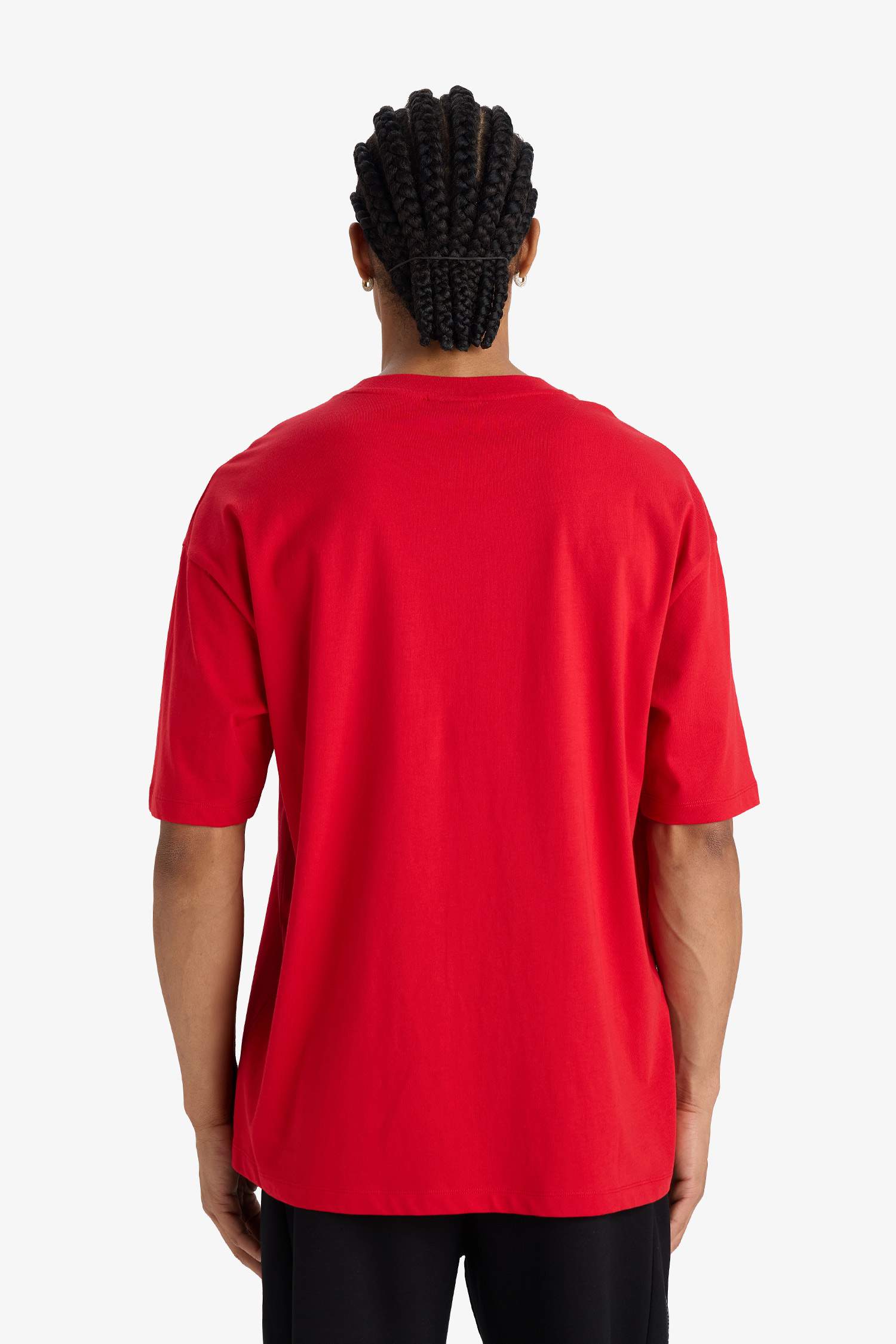 %100 Pamuk NBA Chicago Bulls Oversize Geniş Kalıp Bisiklet Yaka Kısa Kollu Tişört