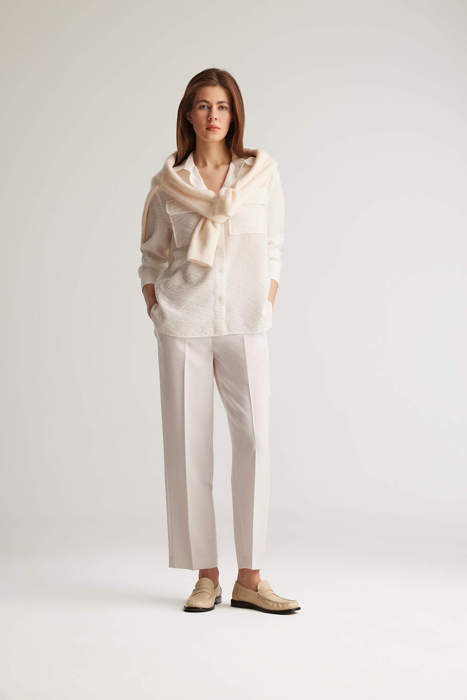 қалыпты пішім Ұзын жеңді көйлек