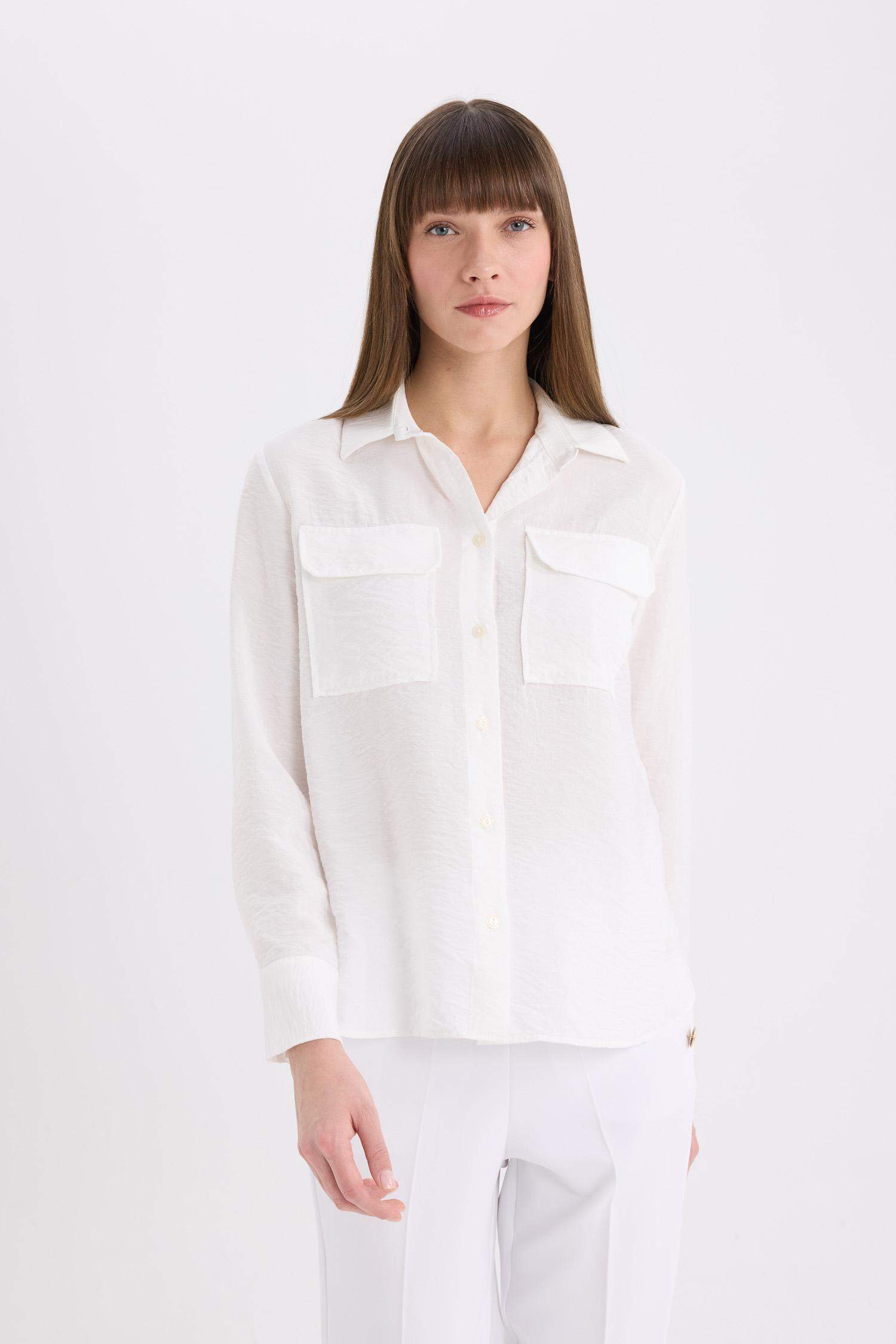 қалыпты пішім Ұзын жеңді көйлек