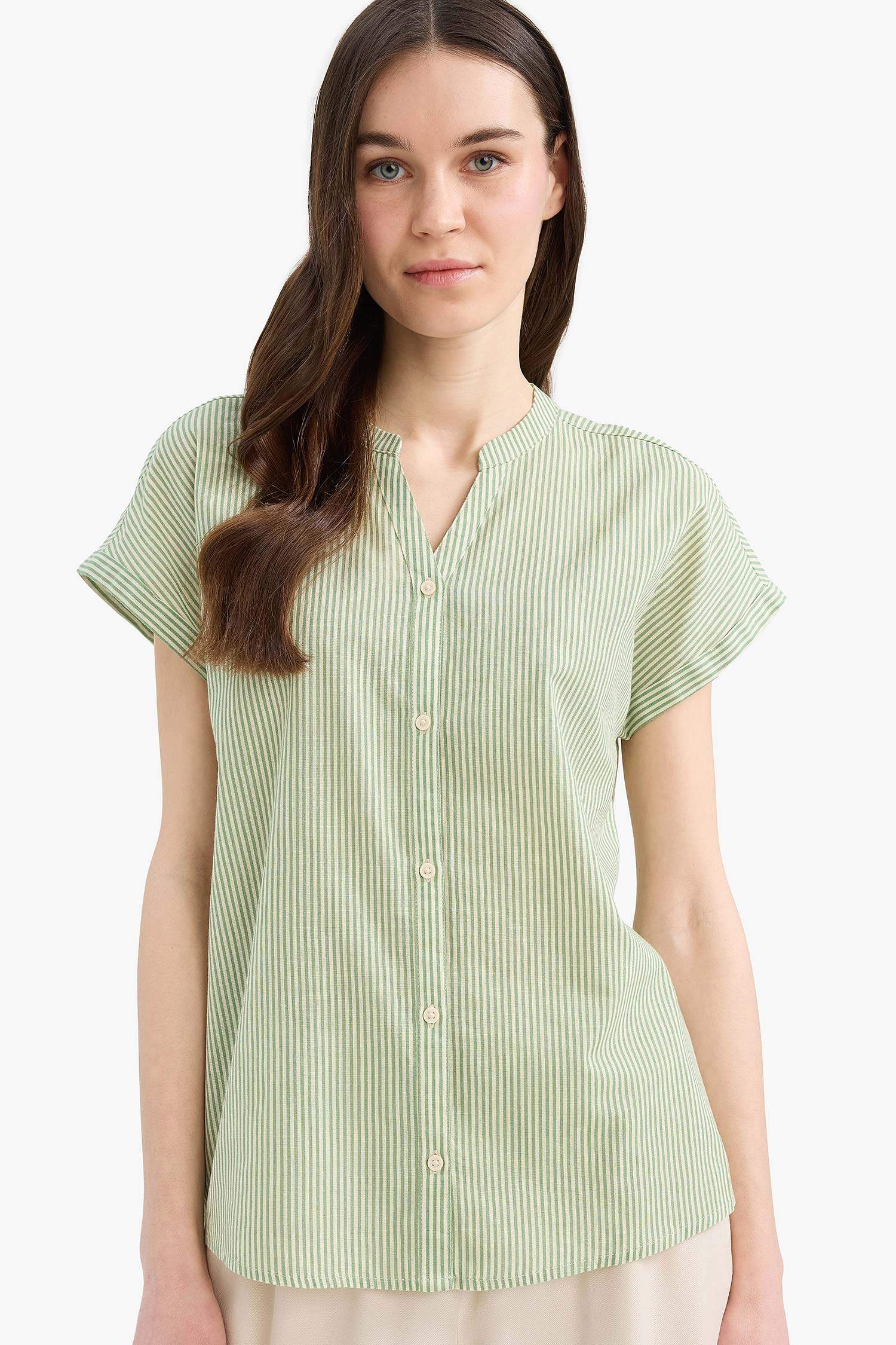 Chemise à manches courtes Coupe régulière