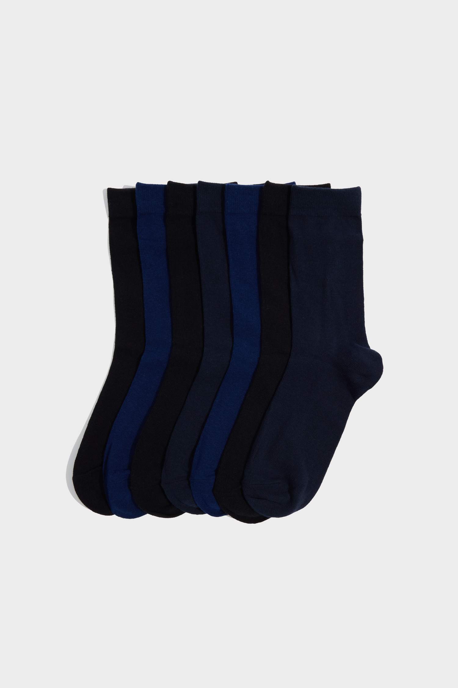 Erkek 7'li Pamuklu Uzun Çorap