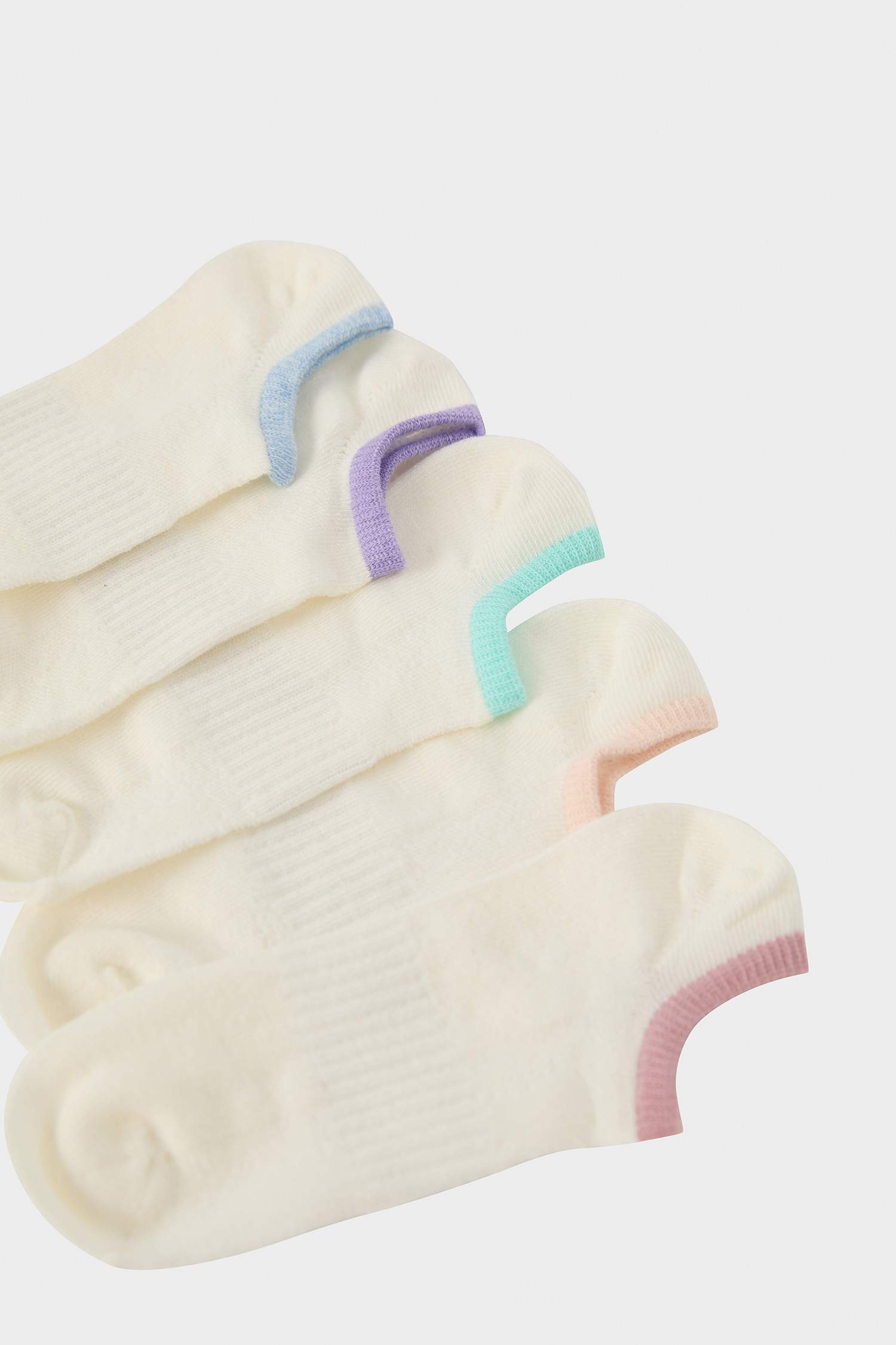 Kız Çocuk 5'li Pamuklu Patik Çorap