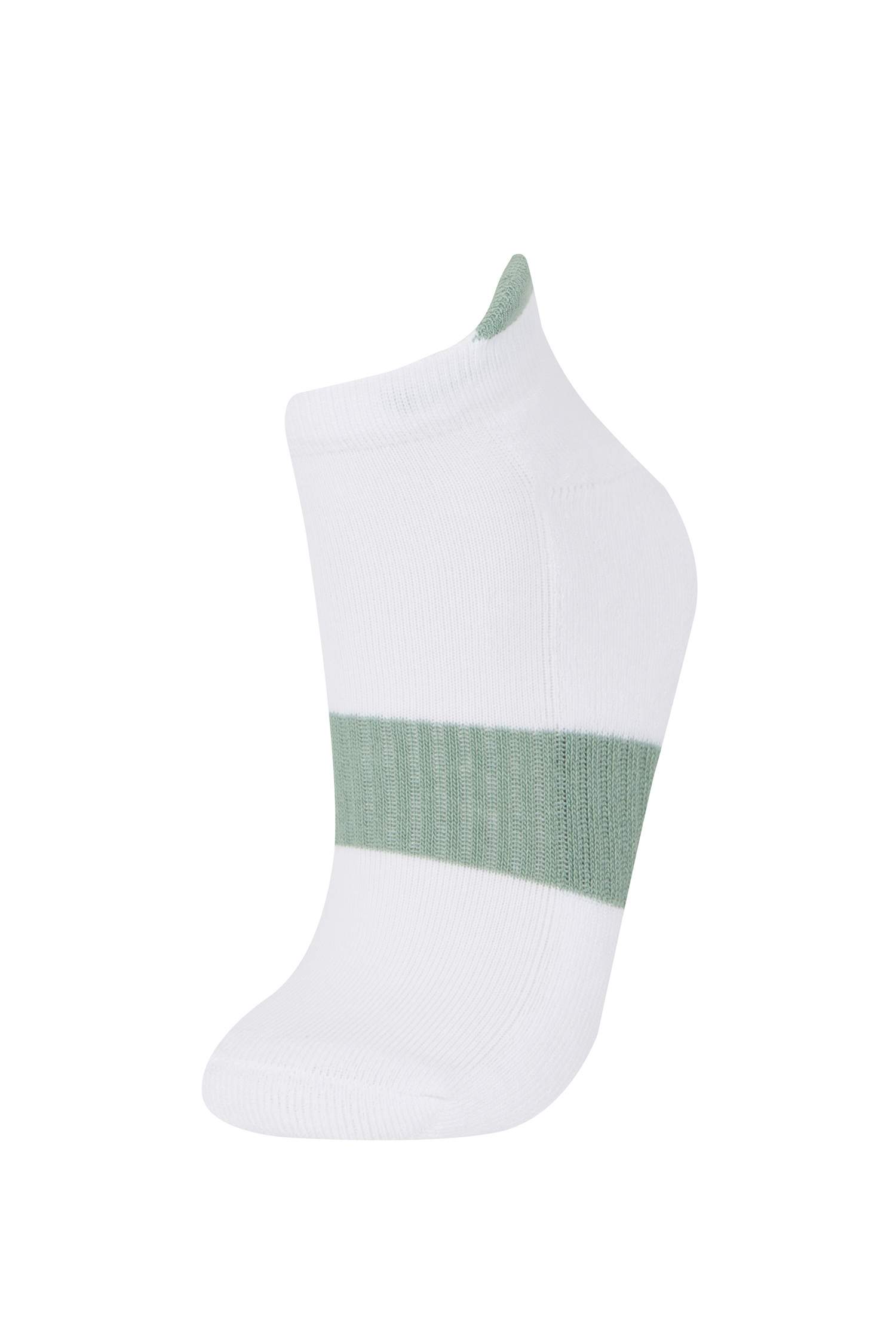 Kız Çocuk 5'li Pamuklu Patik Çorap