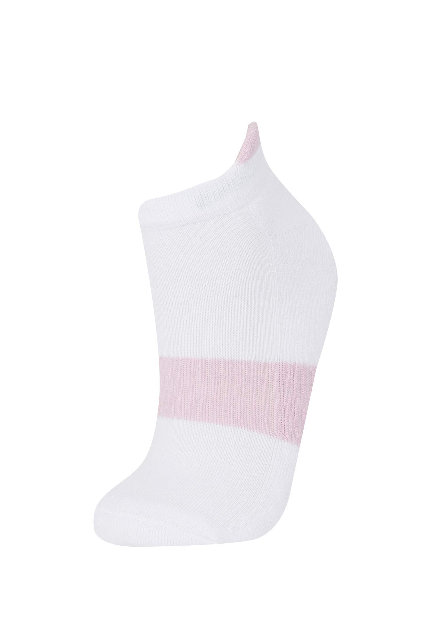 Kız Çocuk 5'li Pamuklu Patik Çorap